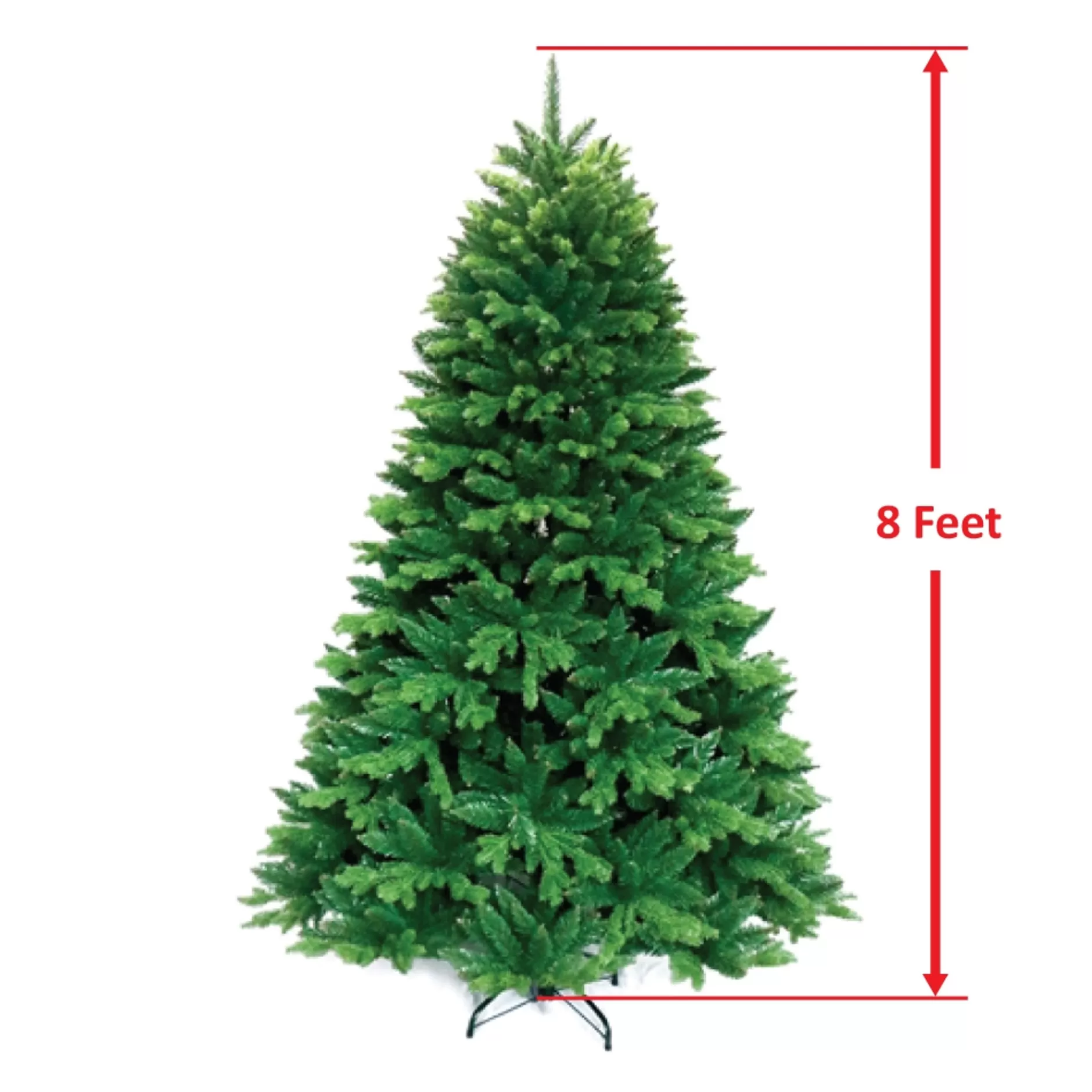 Best Ultra Lush Traditional Lifelike Artificial Indoor Christmas Holiday Tree - 8 Foot Alpine