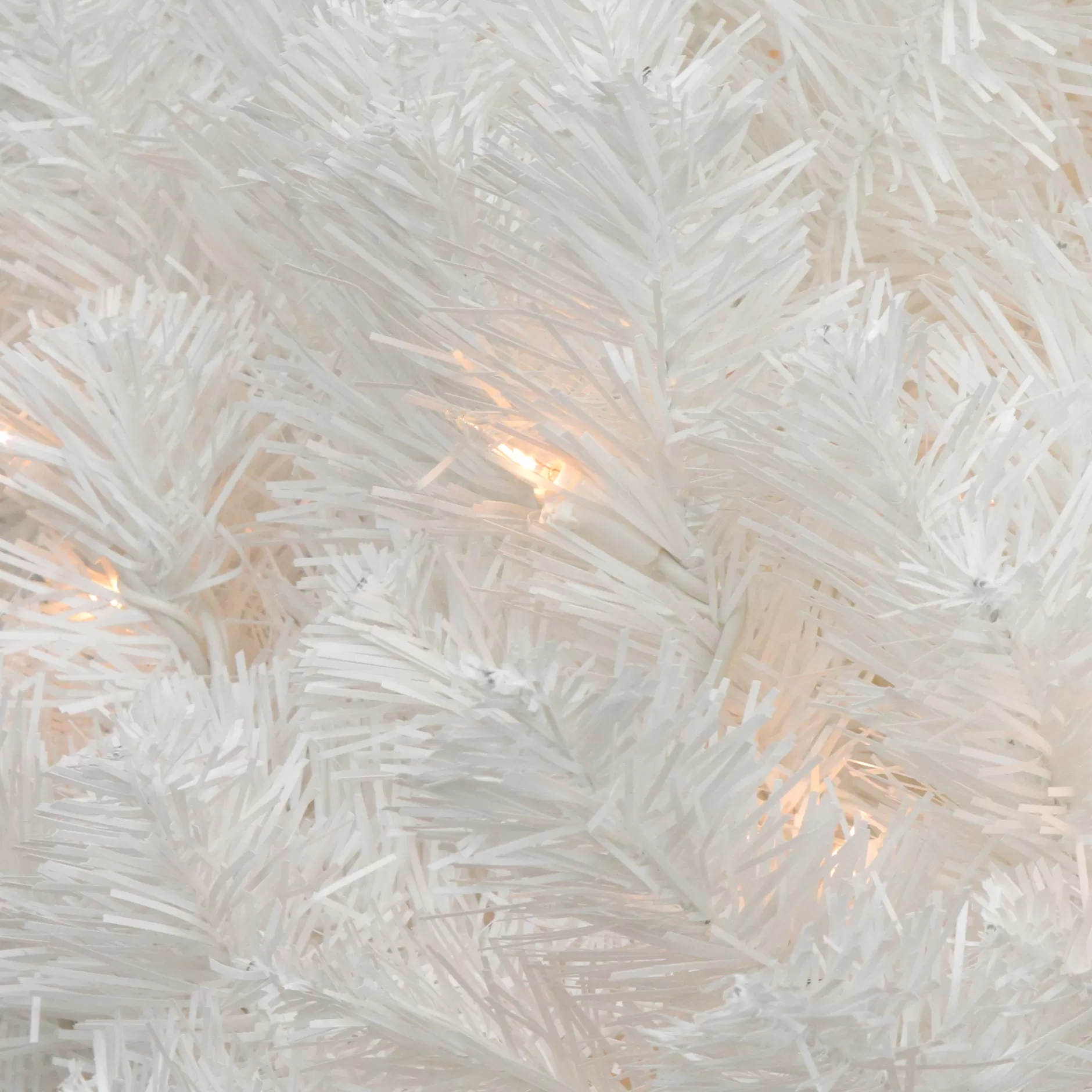 Flash Sale 3' Battery Operated Pre-Lit Led White Pine Artificial Christmas Tree- Clear Light Colorful