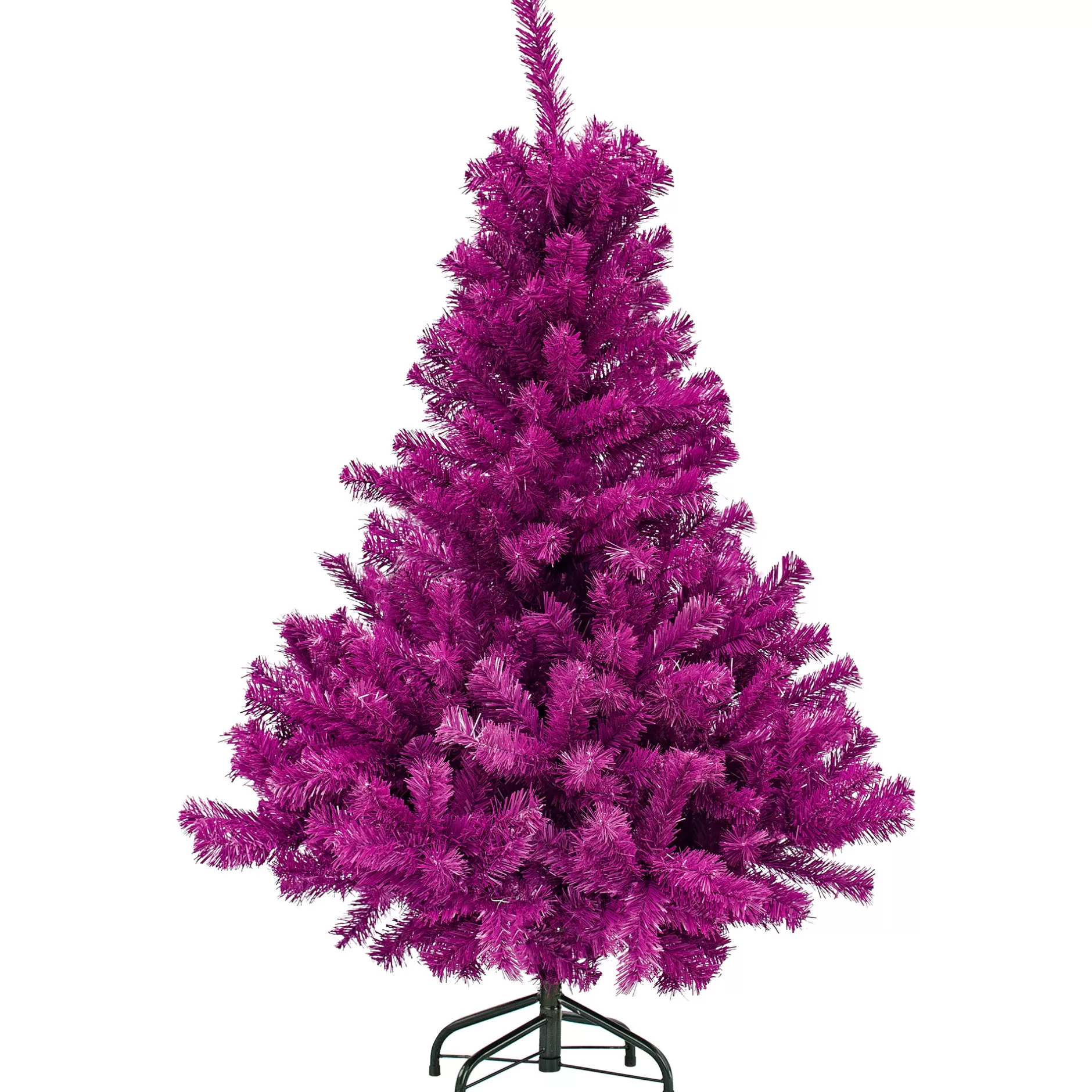 Online 6' Boysenberry Purple Pine Artificial Christmas Tree, Unlit Colorful