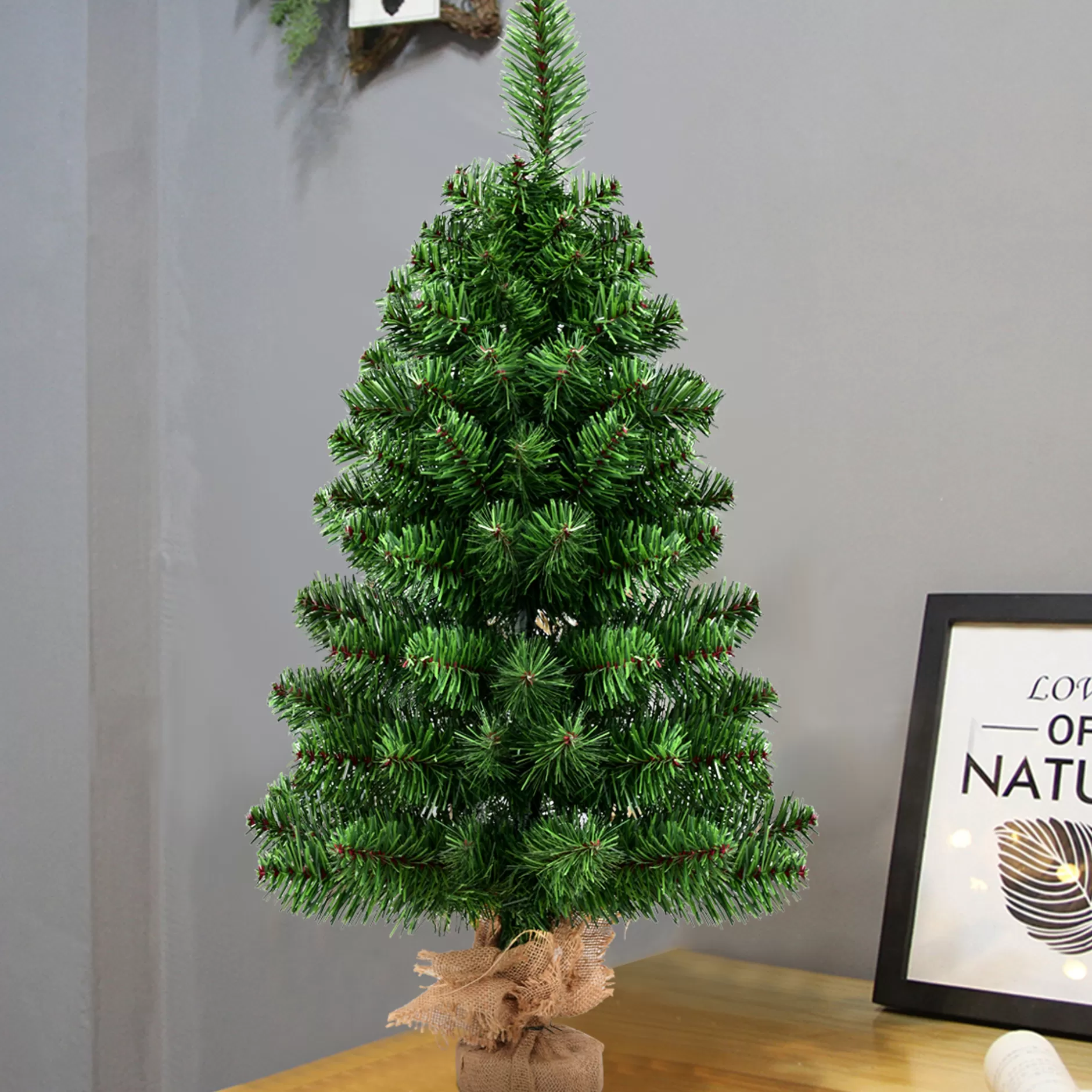 Sale 3Ft Artificial Pvc Christmas Tree Tabletop Season Decoration Pop Up