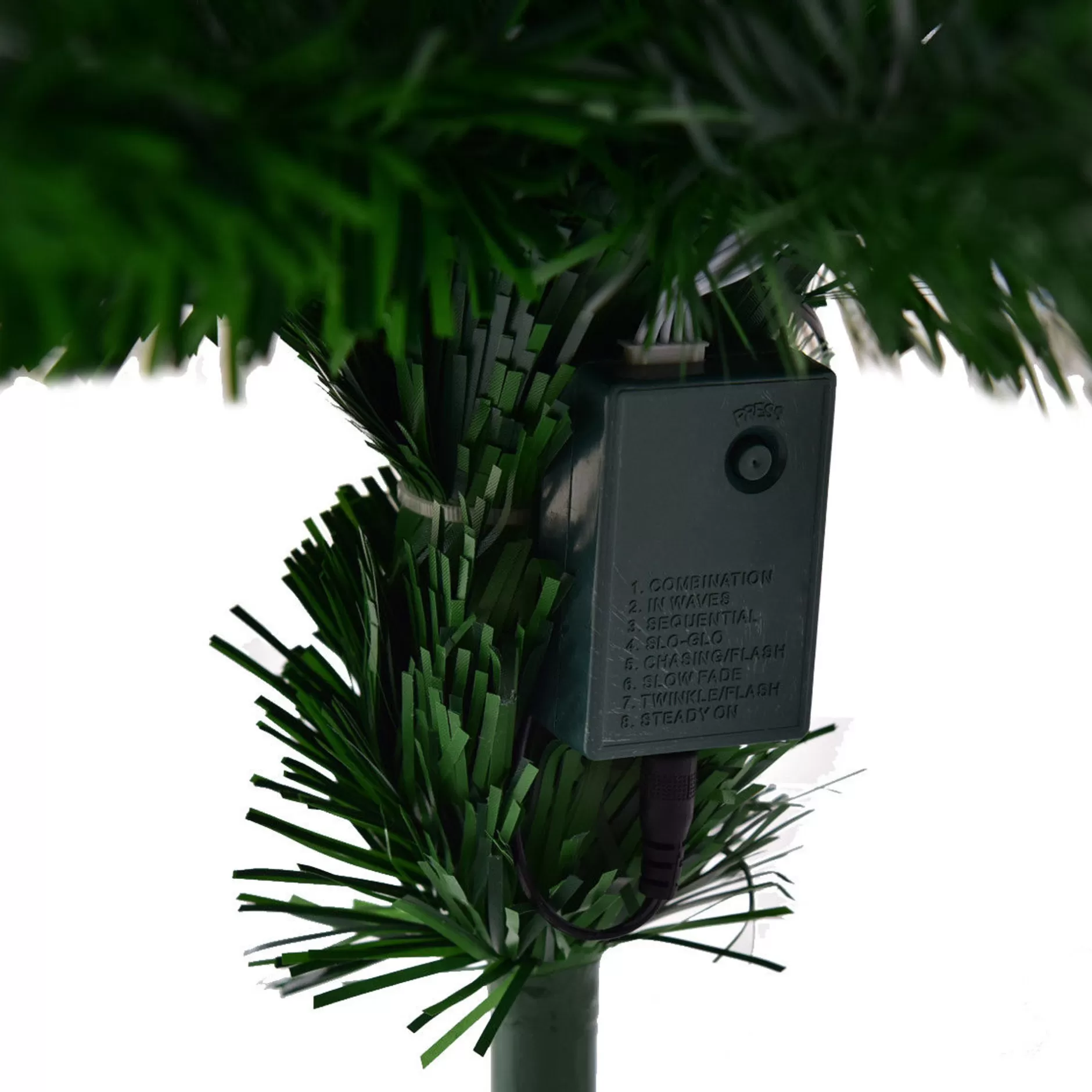 Discount 5'/6'/7'Pre-Lit Fiber Optic Christmas Tree Multicolor Lights - Cm20571 Pre-Lit