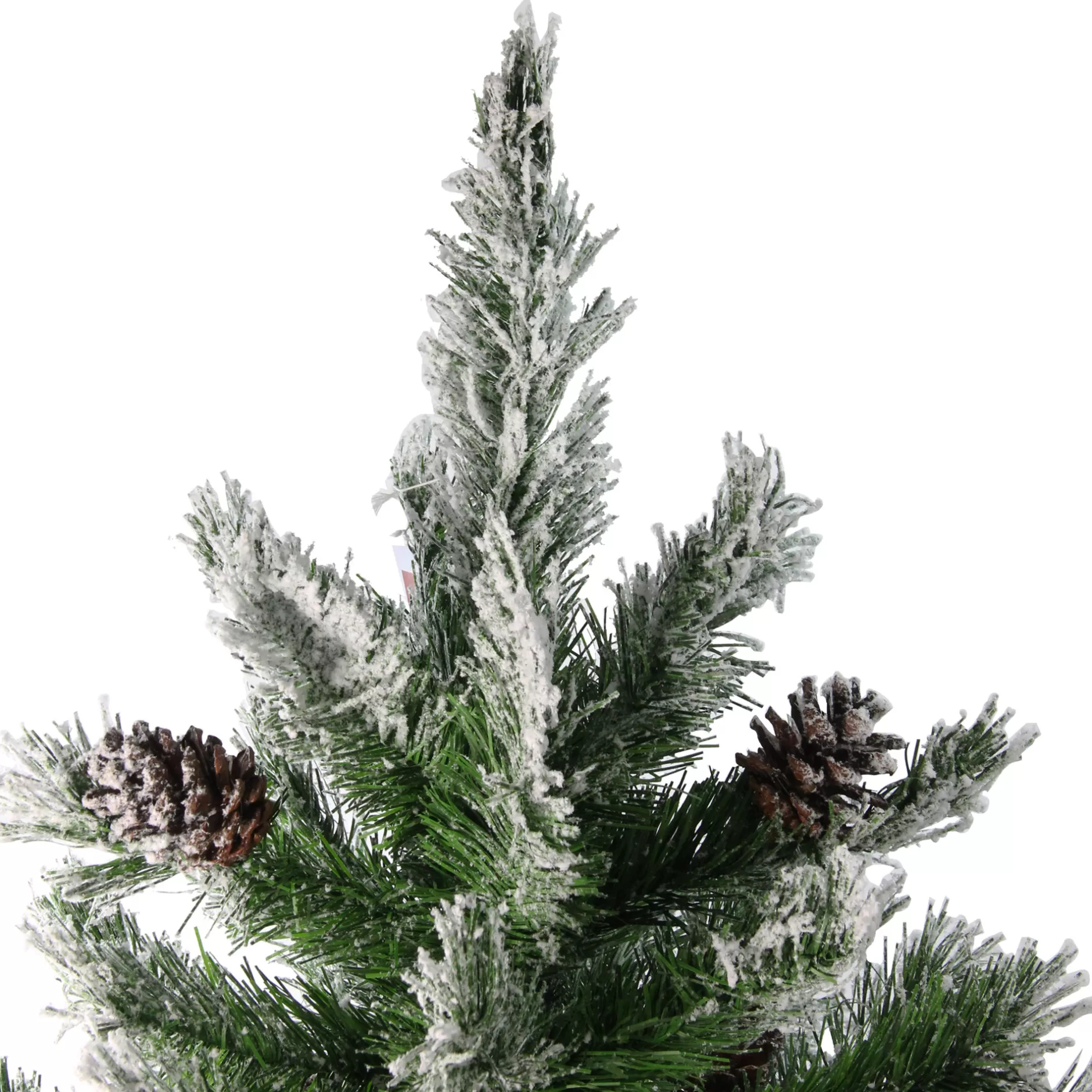 Online 4' Flocked Angel Pine Artificial Christmas Tree - Unlit Flocked