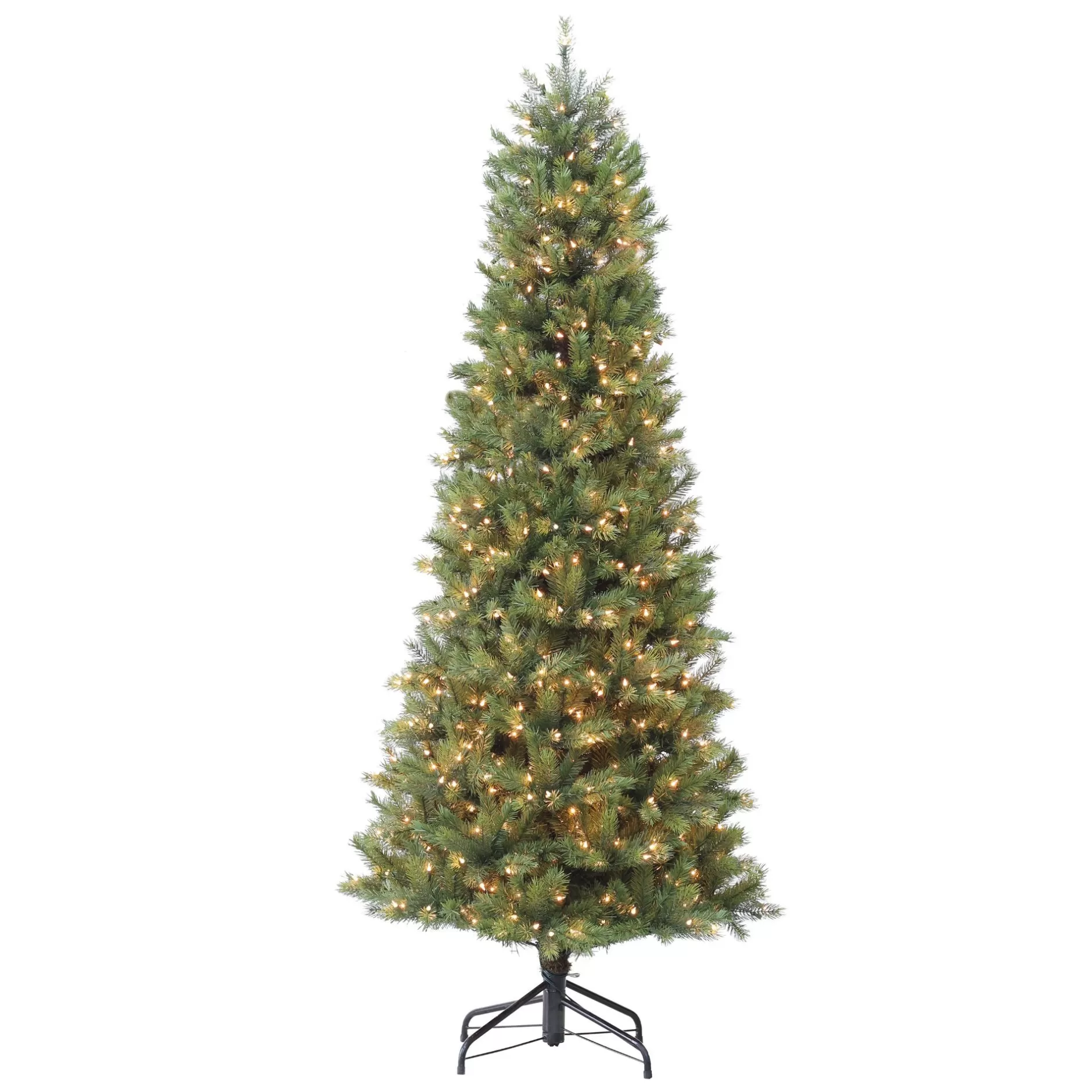 Cheap 7.5" Green Artificial Christmas Tree Pre-Lit