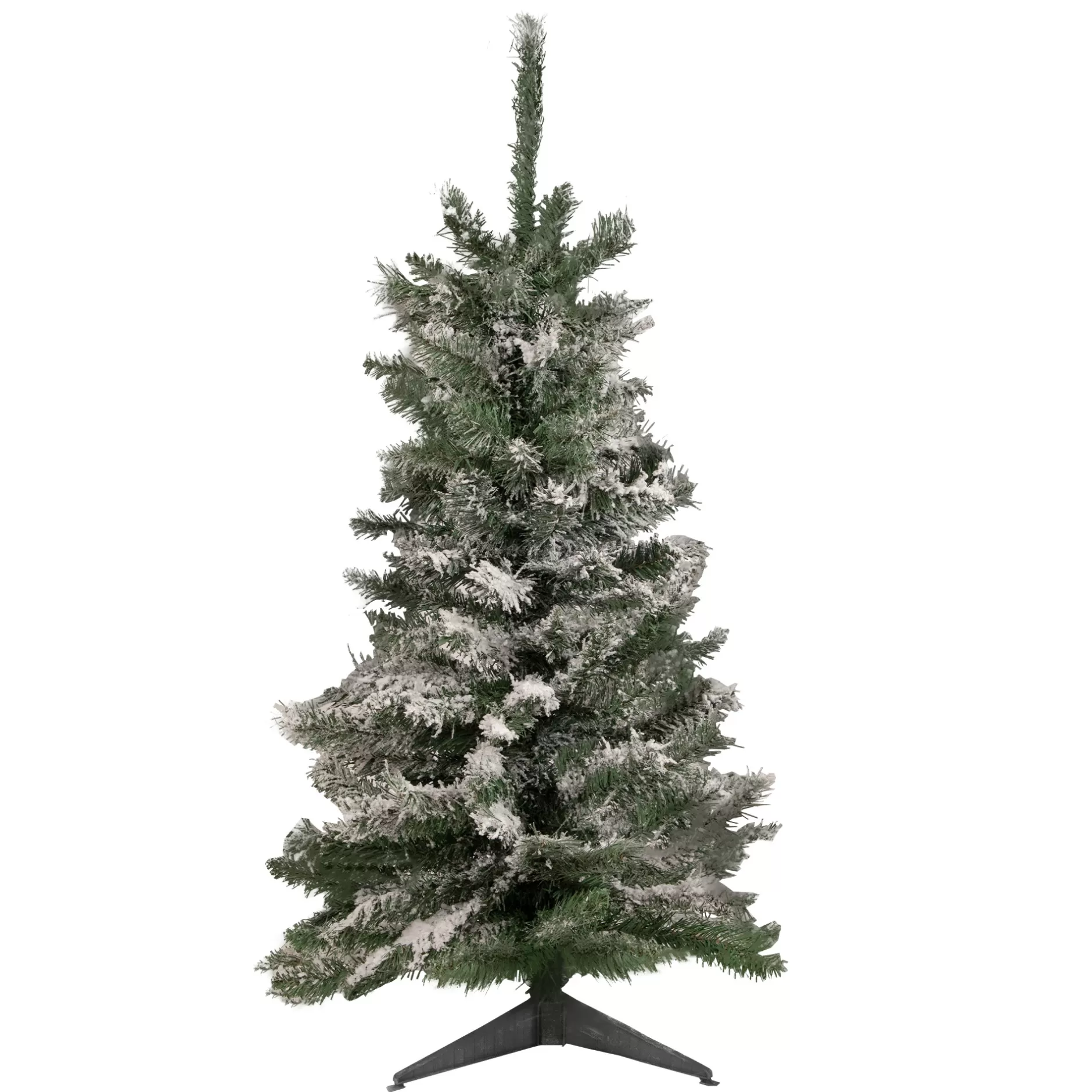 Outlet 3' Heavily Flocked Medium Pine Artificial Christmas Tree - Unlit Flocked