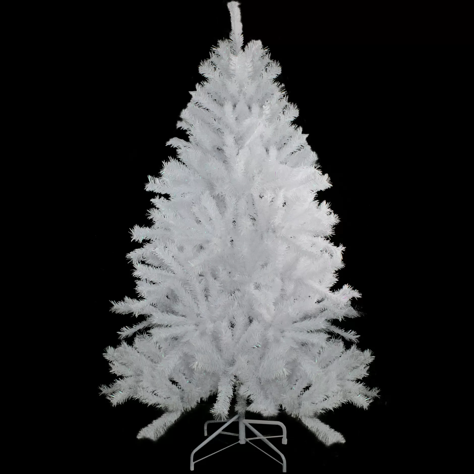 Online 6' Icy White Iridescent Spruce Artificial Christmas Tree - Unlit Colorful