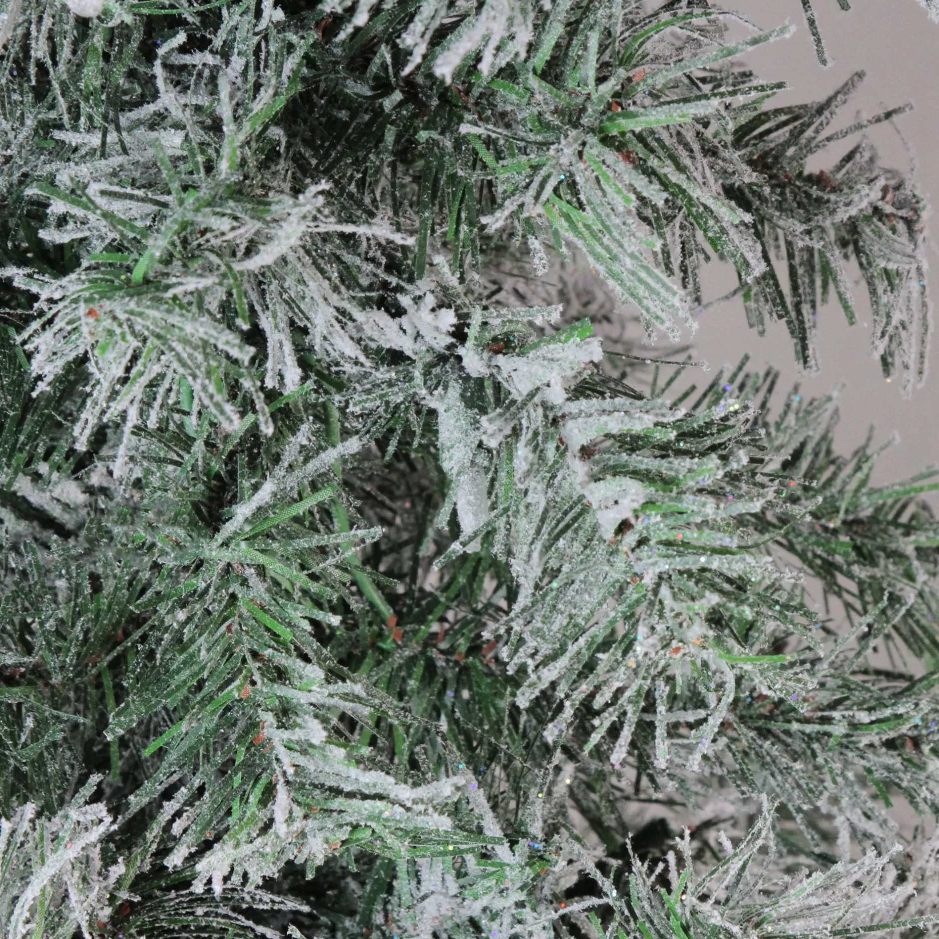 Cheap 5' Lightly Flocked And Glittered Woodland Alpine Artificial Christmas Tree, Unlit Alpine