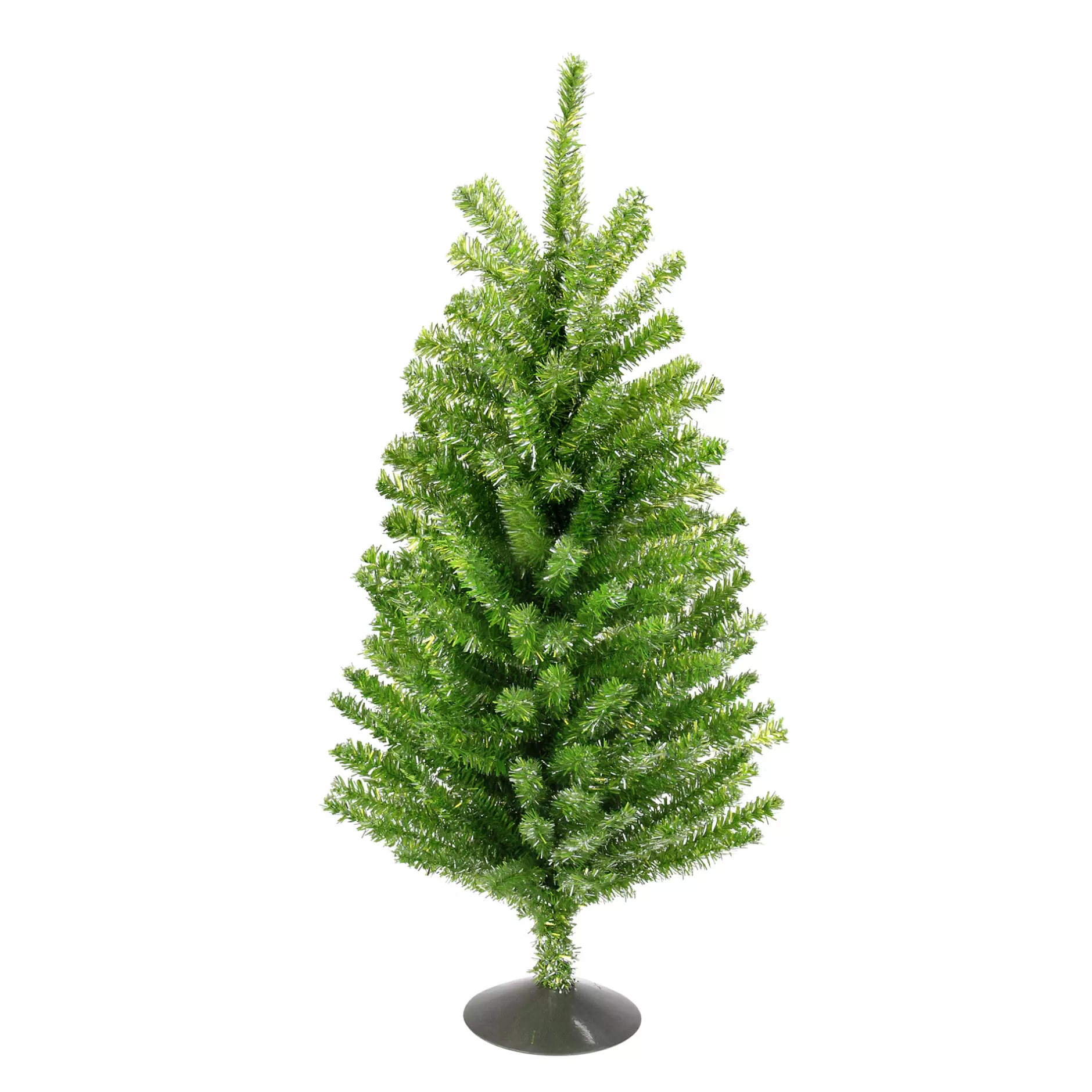 Store 1.5' Medium Pine Sparkling Retro Table Artificial Christmas Tree - Unlit Colorful