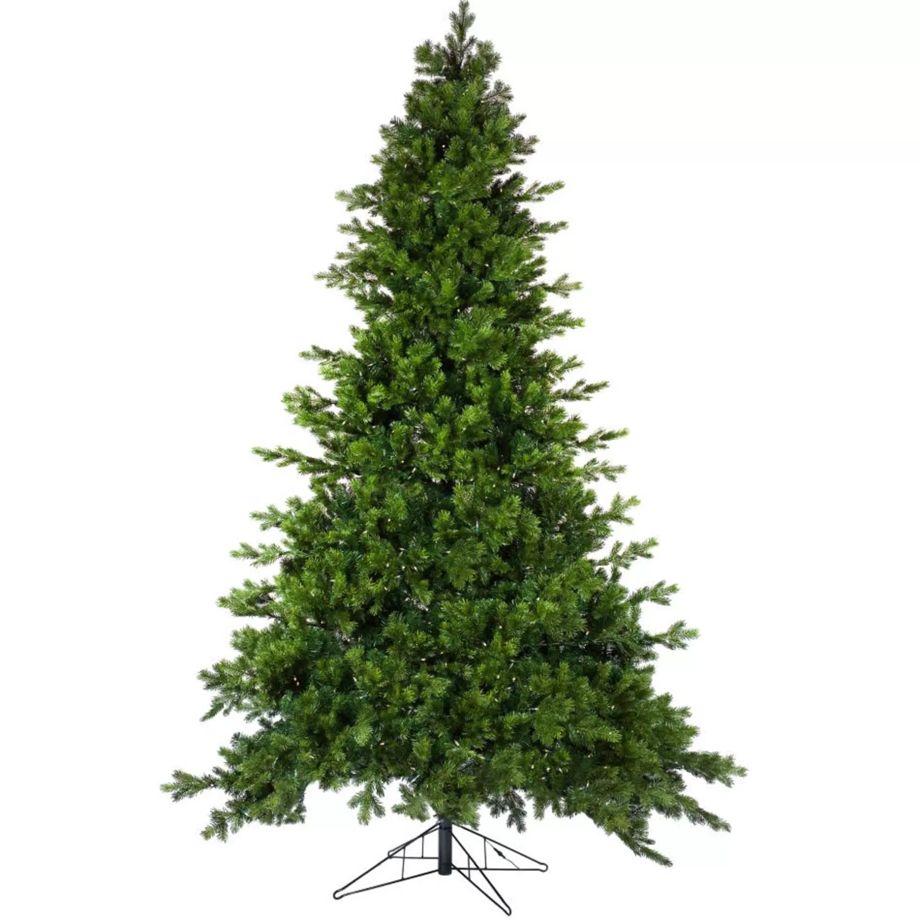 Cheap 9' Natural Green Pre-Lit Artificial Christmas Tree With 900 Lights Ul - 32793642 Pre-Lit