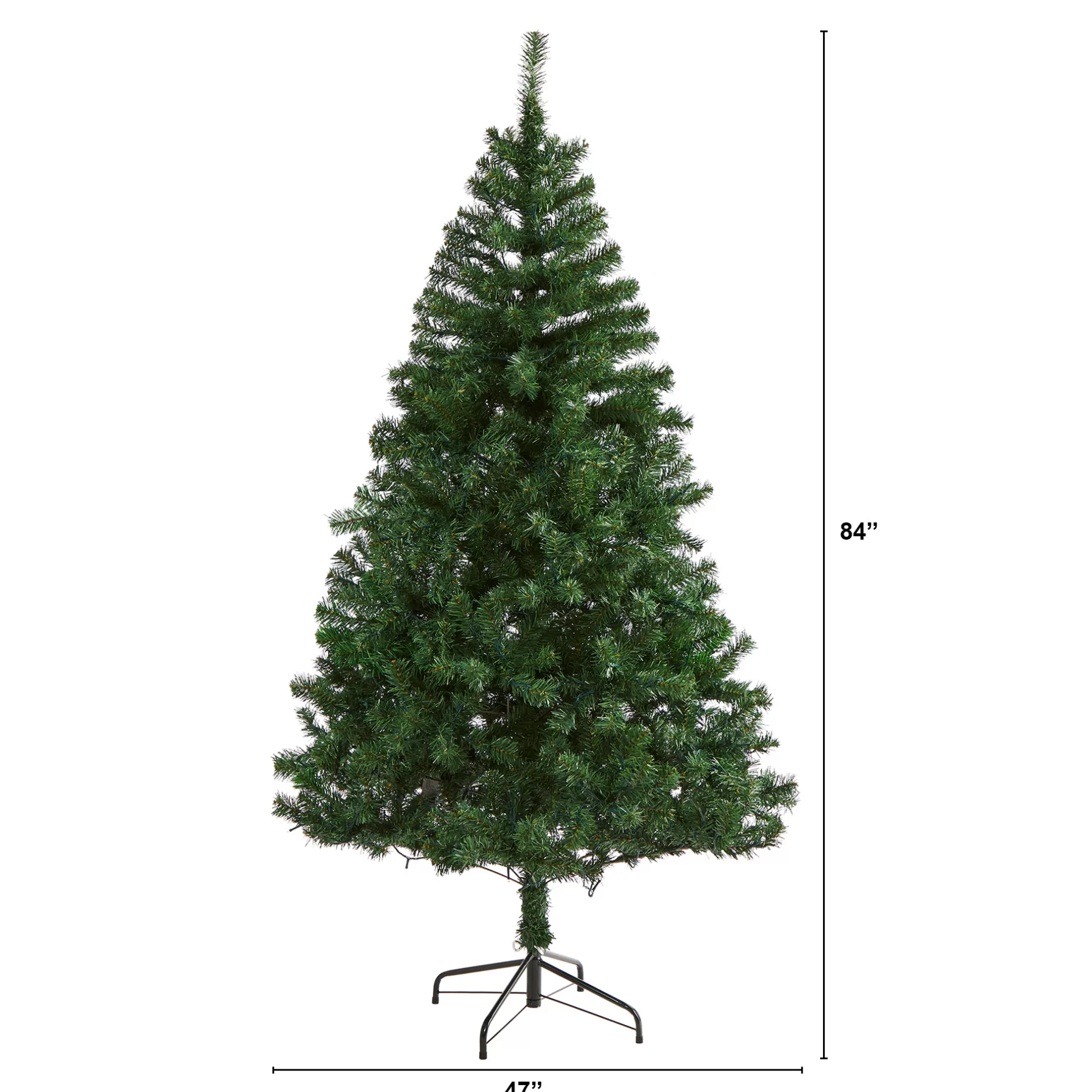 Discount 7' Northern Tip Pine Artificial Christmas Tree, Unlit Colorful