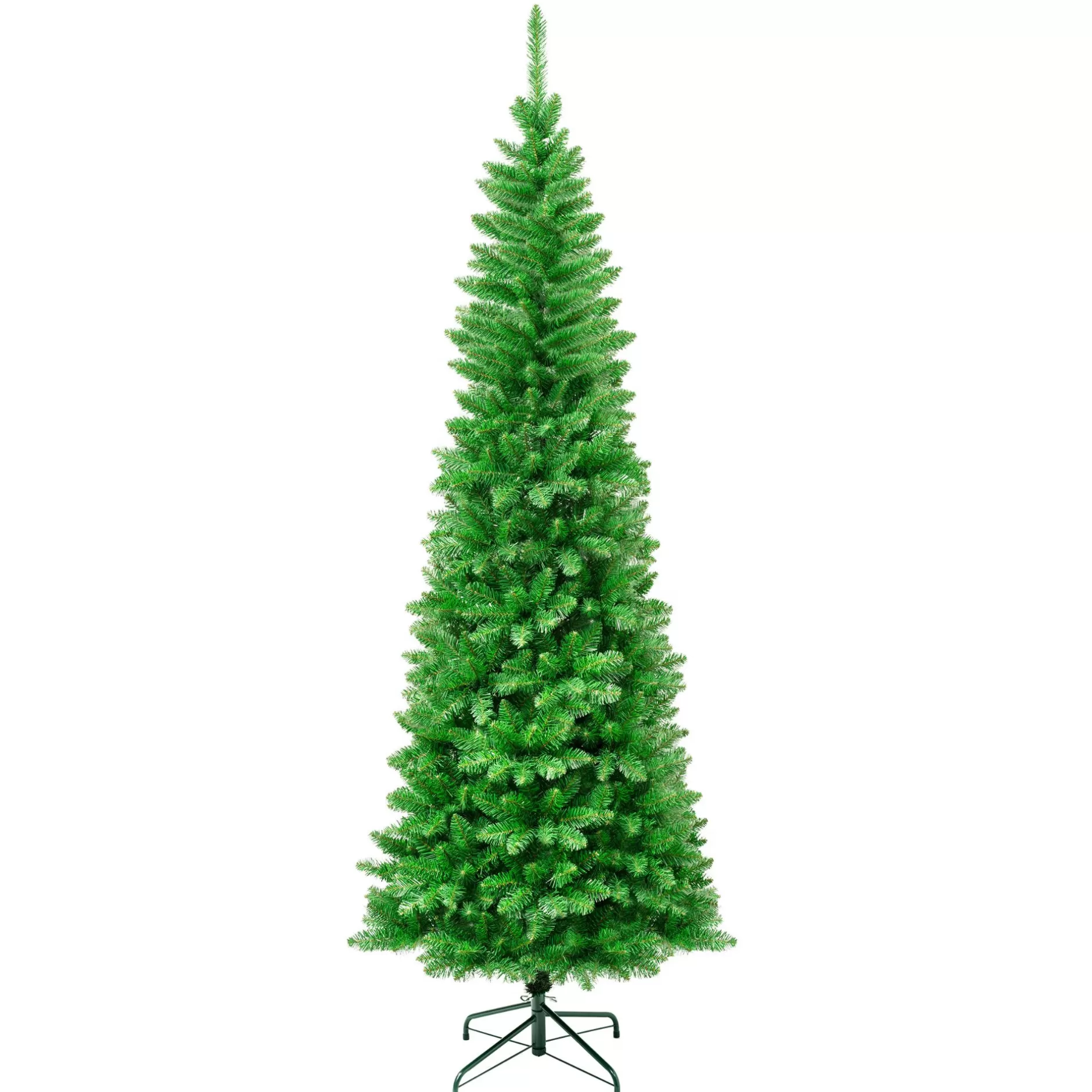 Flash Sale 7.5' Pencil Rowan Artificial Christmas Tree, Unlit Colorful