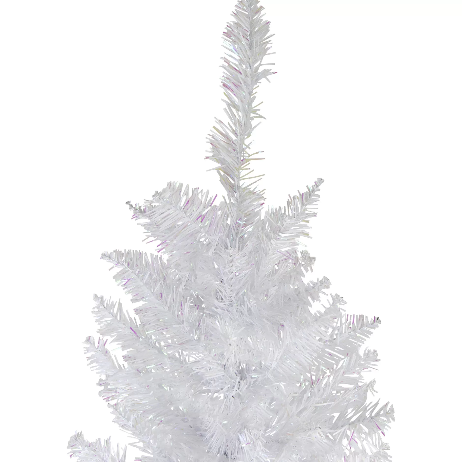 Online 6' Pencil White Spruce Artificial Christmas Tree - Unlit Colorful