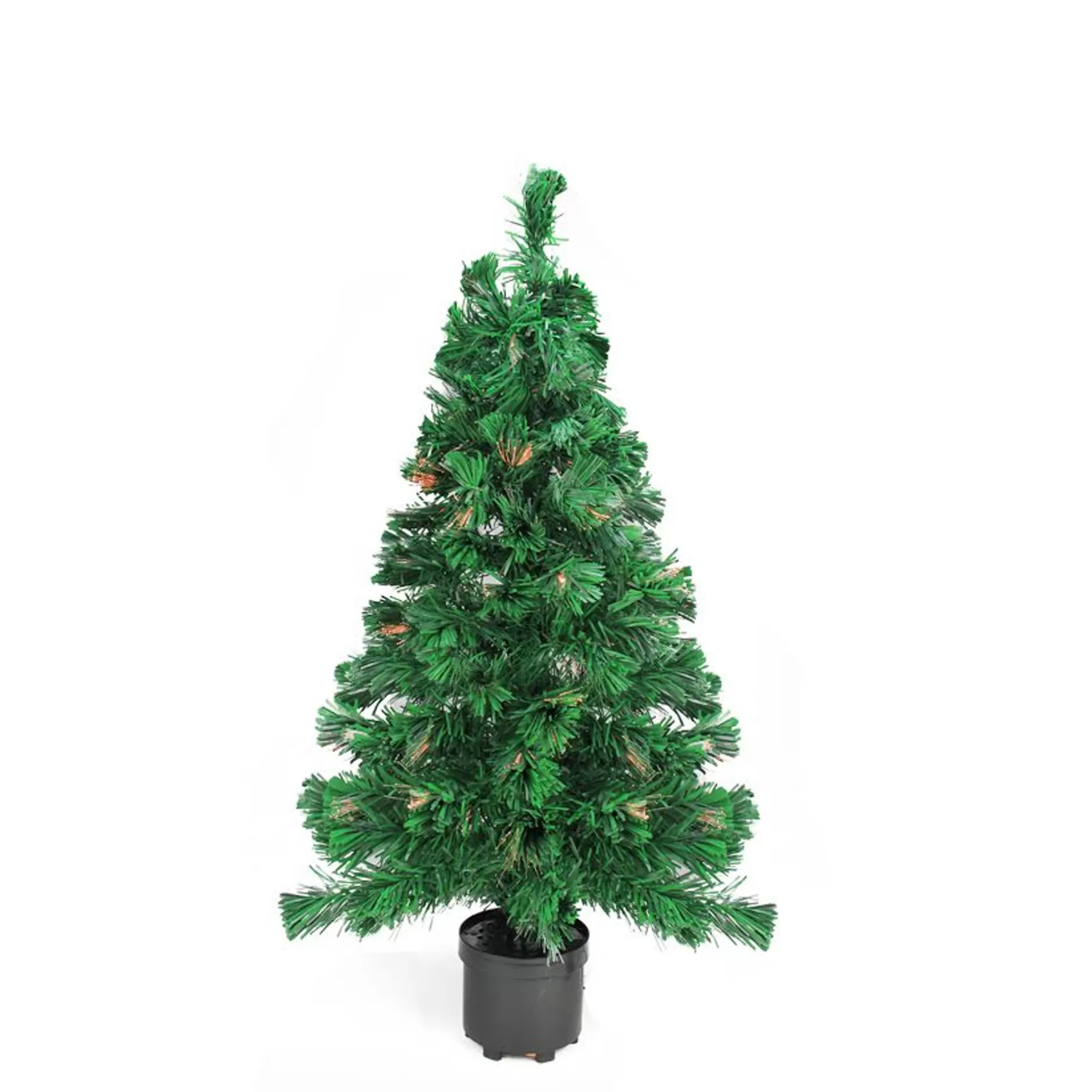 Best 2' Pre-Lit Clear Lights Fiber Optic Artificial Christmas Tree - 31464049 Fiber Optic