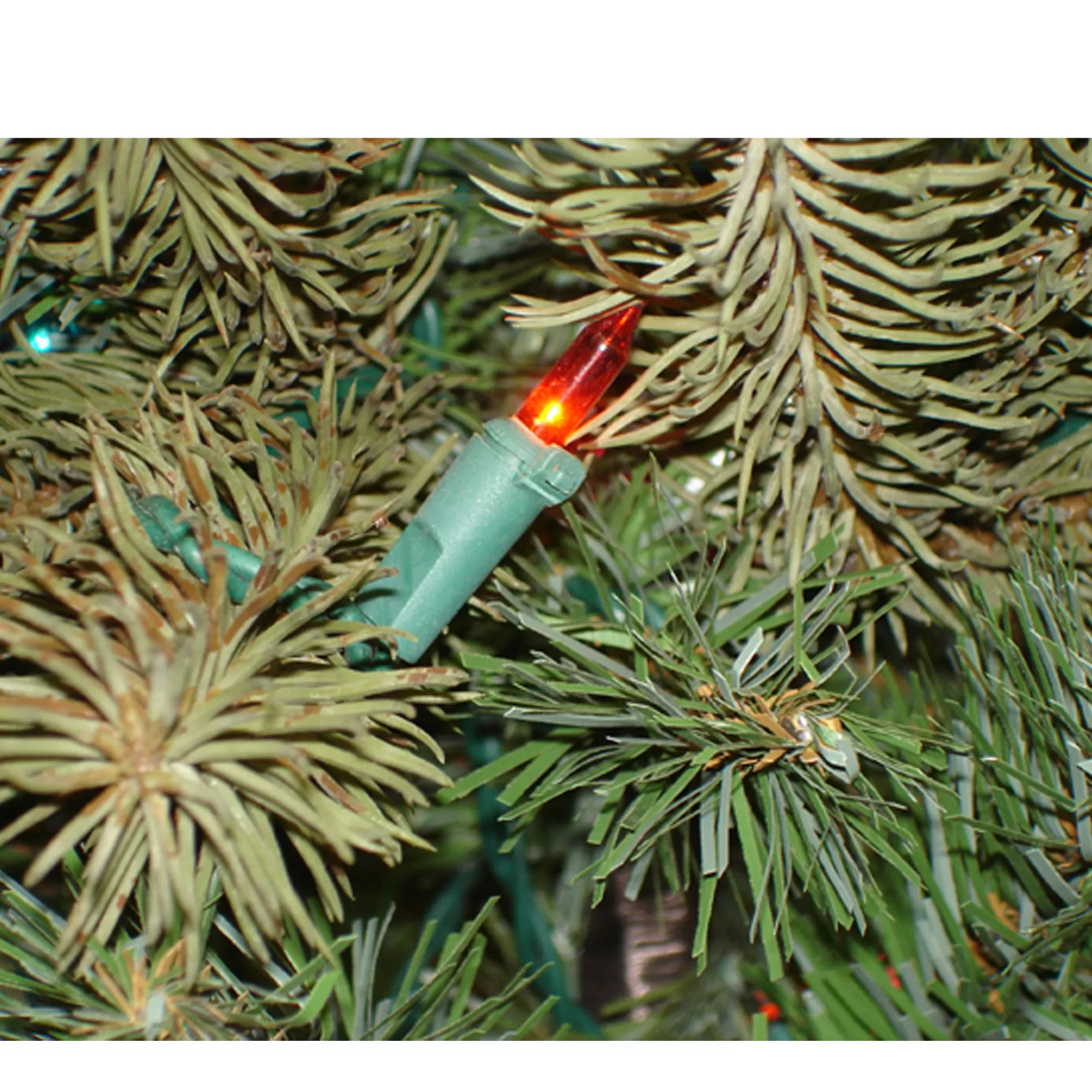 Cheap 12' Pre-Lit Downswept Douglas Fir Artificial Christmas Tree - Multicolor Lights Pre-Lit