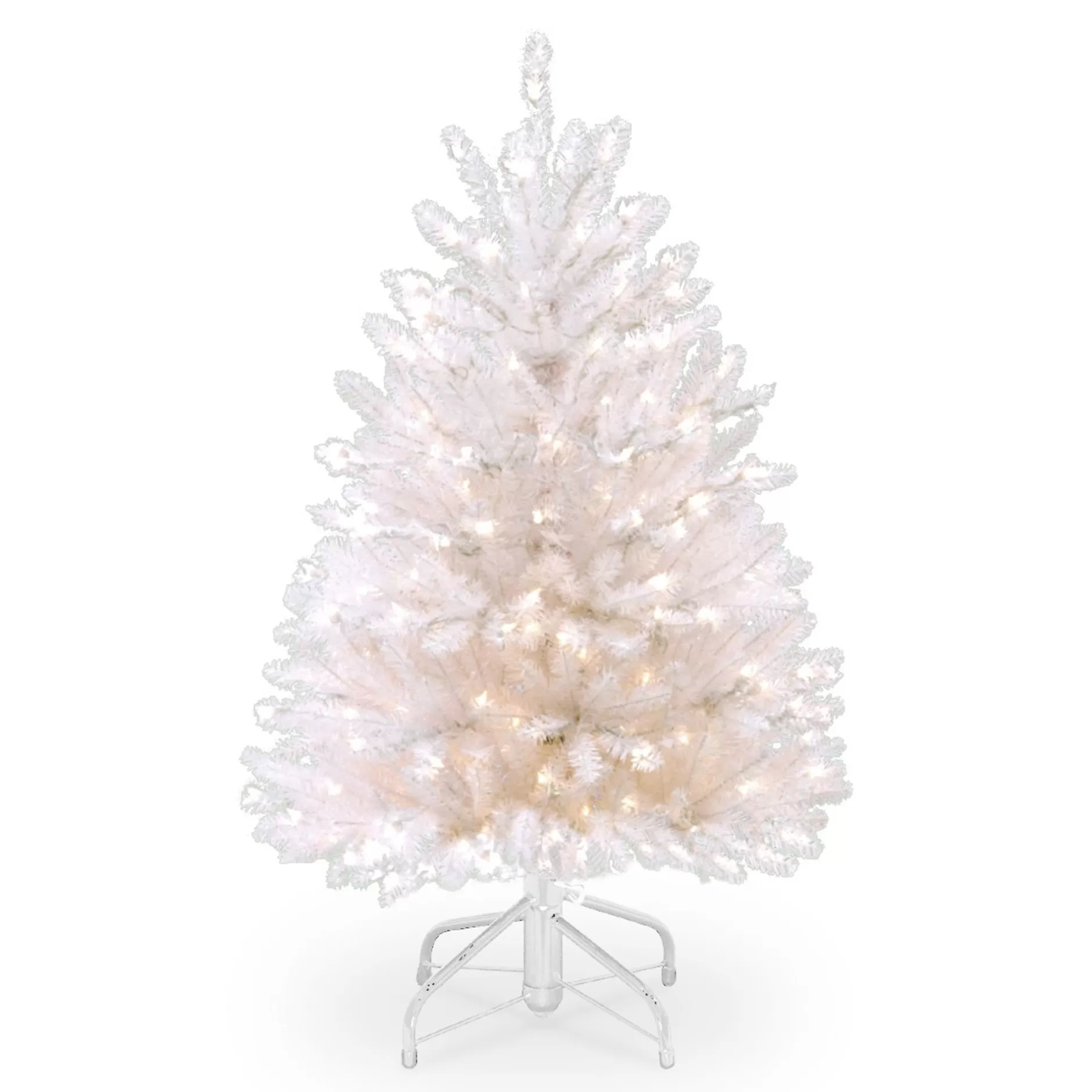 Discount 4.5' Pre-Lit Dunhill Fir Artificial Christmas Tree – Clear Lights Pre-Lit