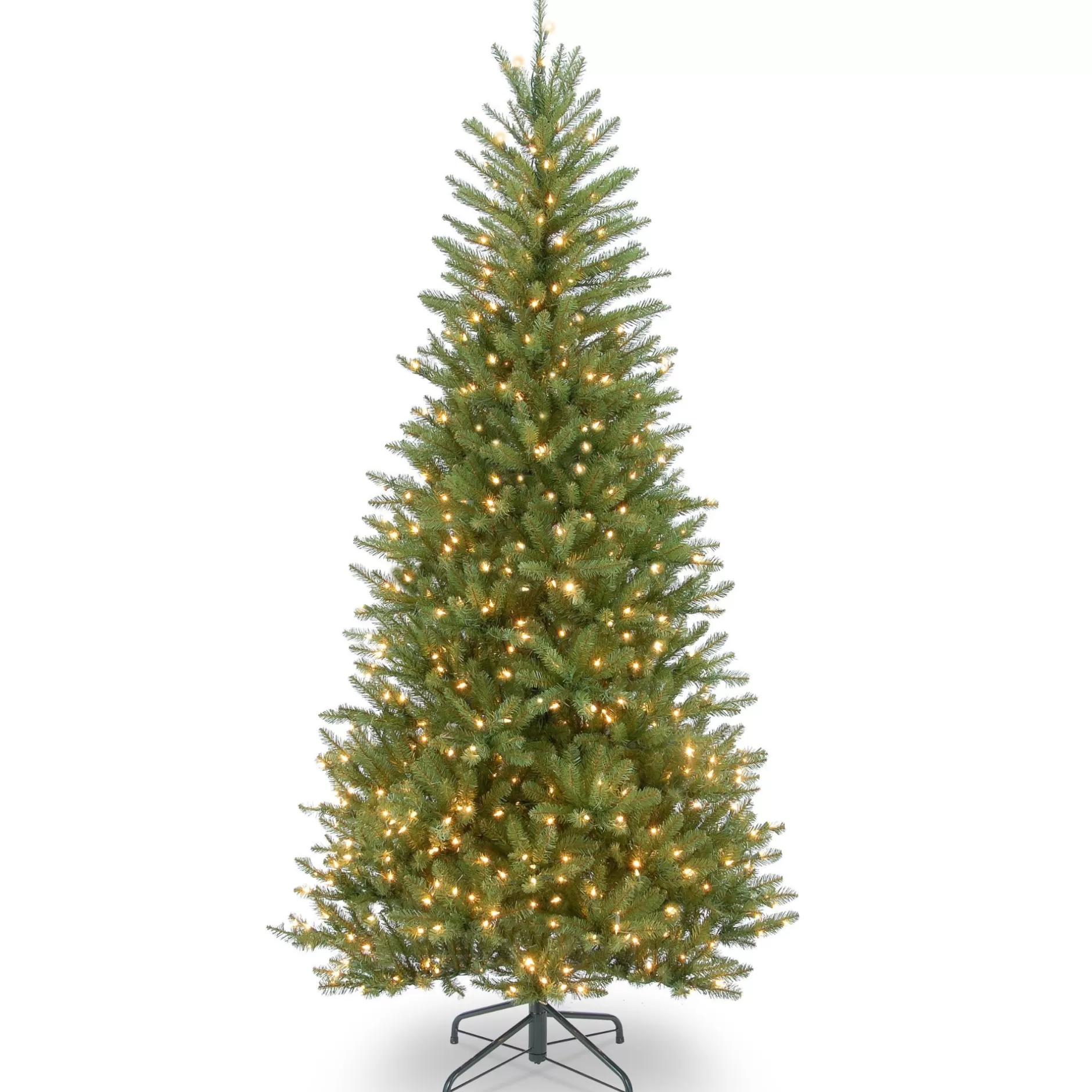 Discount 6.5' Pre-Lit Dunhill Fir Slim Artificial Christmas Tree – Clear Lights Pre-Lit