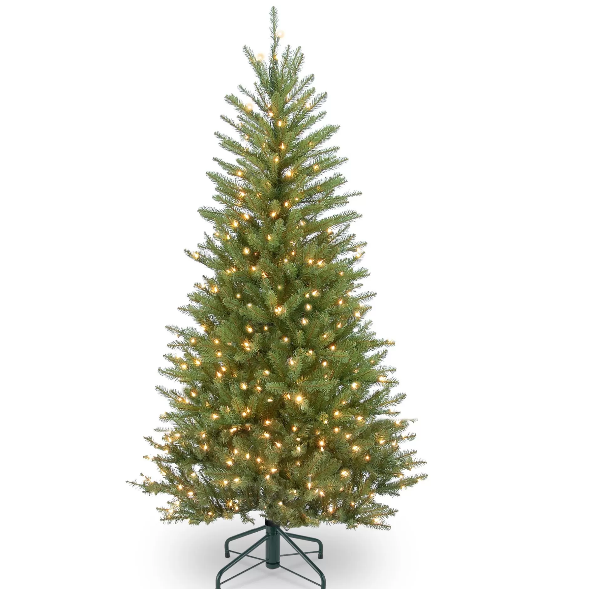 Best 4.5' Pre-Lit Dunhill Fir Slim Artificial Christmas Tree – Clear Lights Pre-Lit