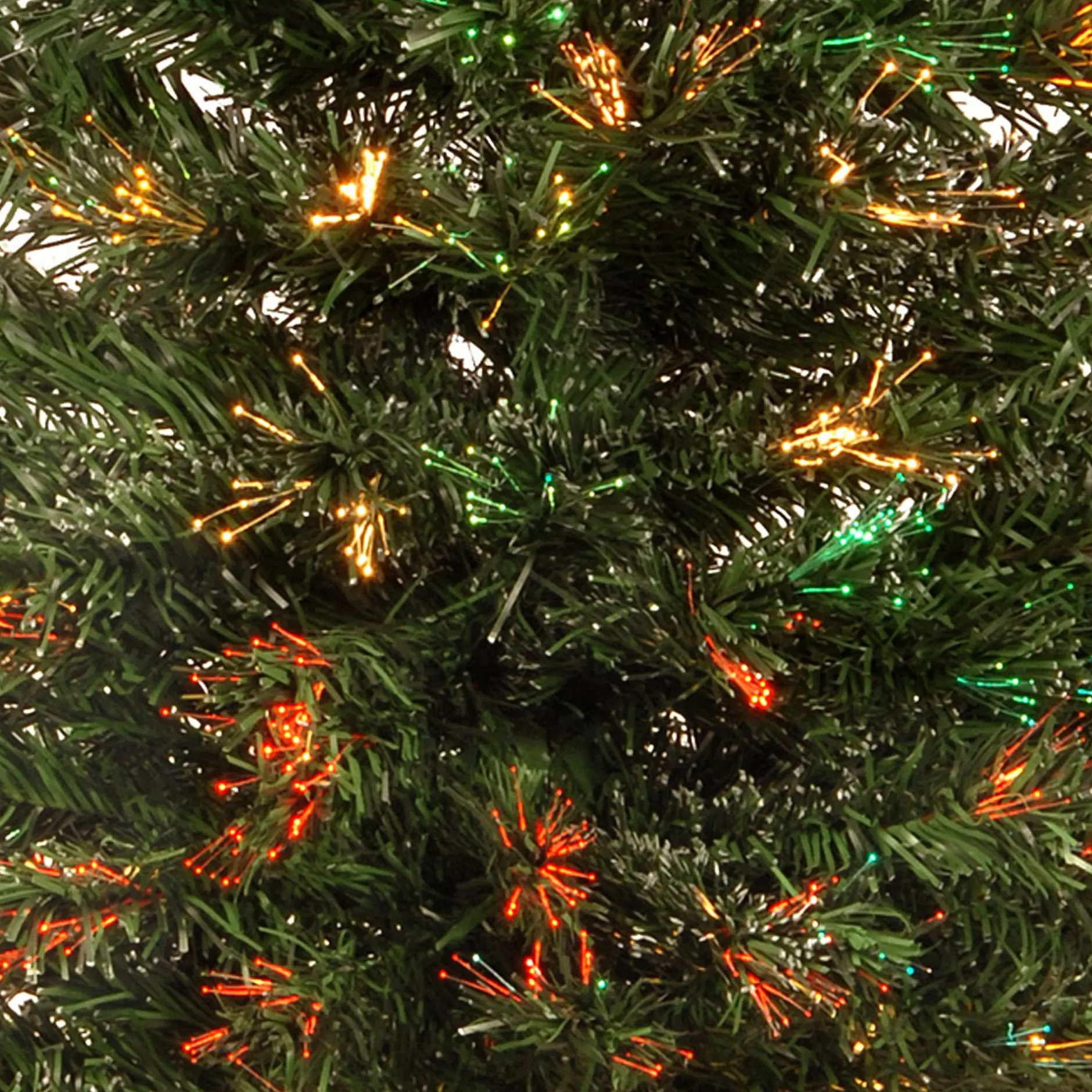 Online 60" Pre-Lit Fireworks Evergreen Artificial Christmas Tree – Multicolor Led Lights Pre-Lit