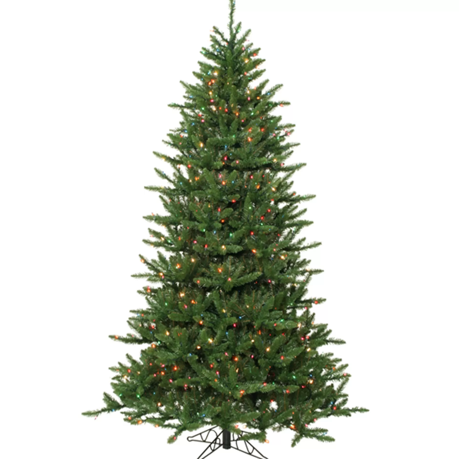 Cheap 14' Pre-Lit Frasier Fir Artificial Christmas Tree With Stand - Multi Dura Lights Pre-Lit