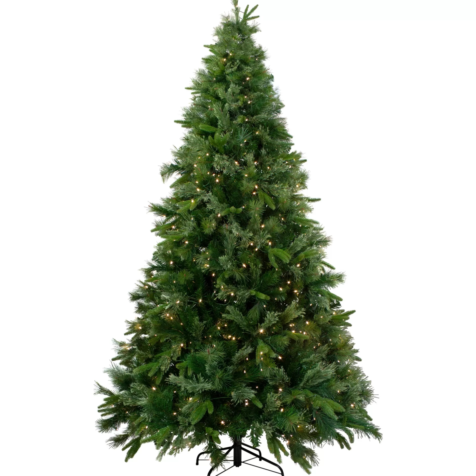 Store 7.5' Pre-Lit Full Ashcroft Cashmere Pine Artificial Christmas Tree - Clear Dura-Lit Lights Pre-Lit