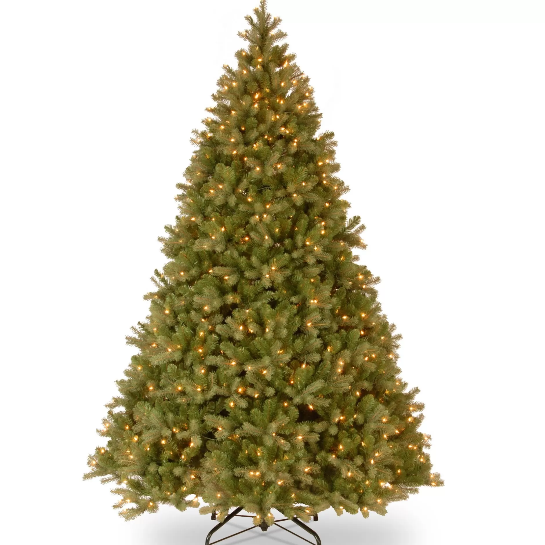 Best 10' Pre-Lit Full Giant Downswept Fir Artificial Christmas Tree, Clear Lights Pre-Lit