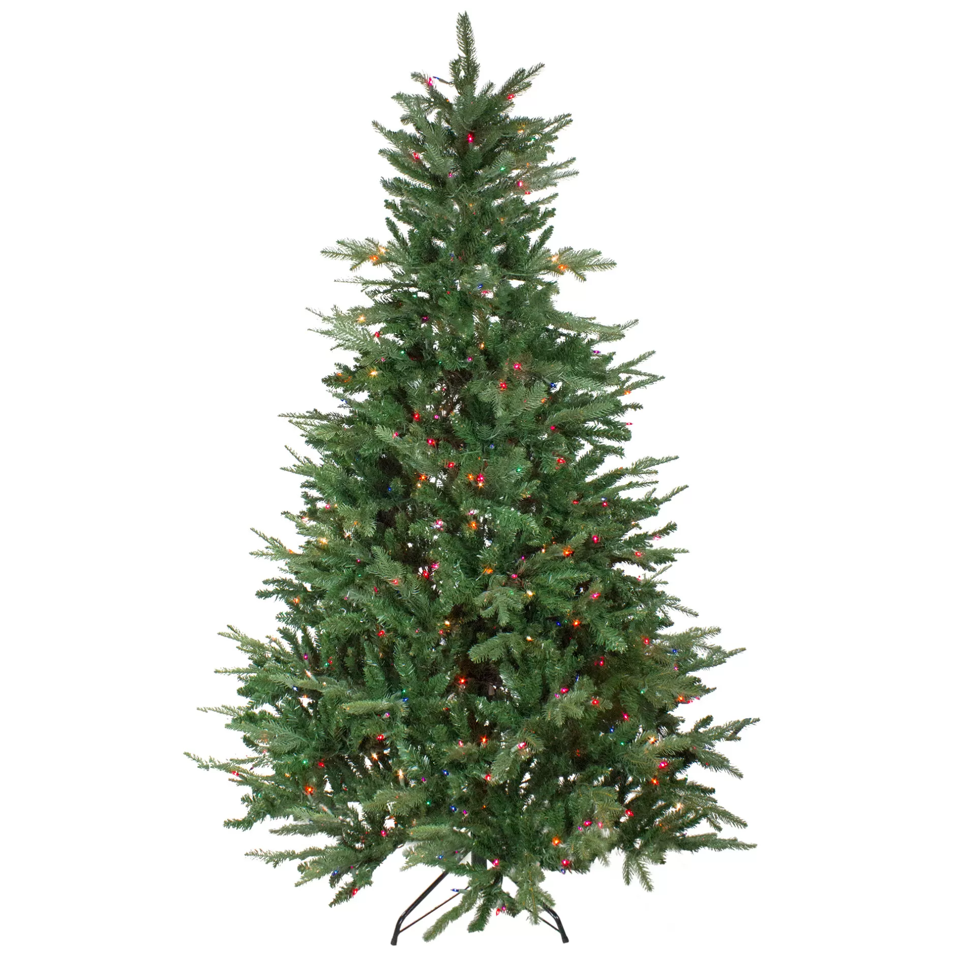 Clearance 7' Pre-Lit Full Grantwood Pine Artificial Christmas Tree - Multi Lights - 30882211 Pre-Lit