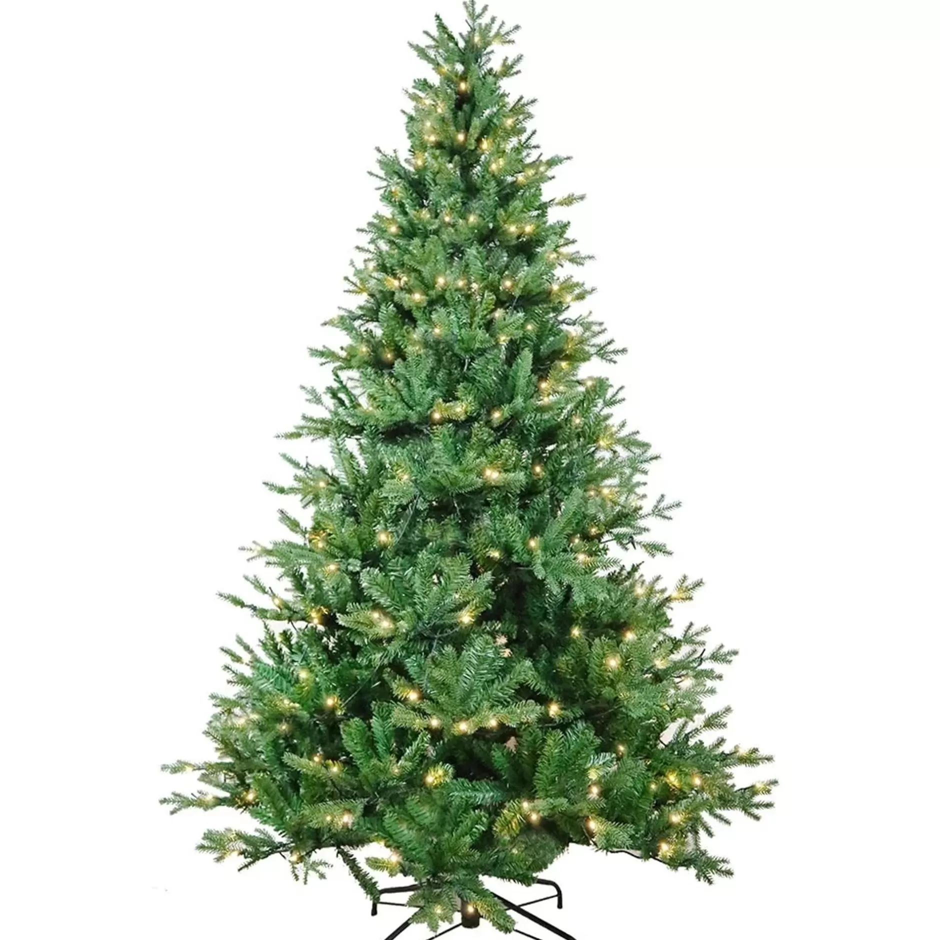Online 7' Pre-Lit Full Jackson Pine Artificial Christmas Tree, Warm White Led Lights Pre-Lit