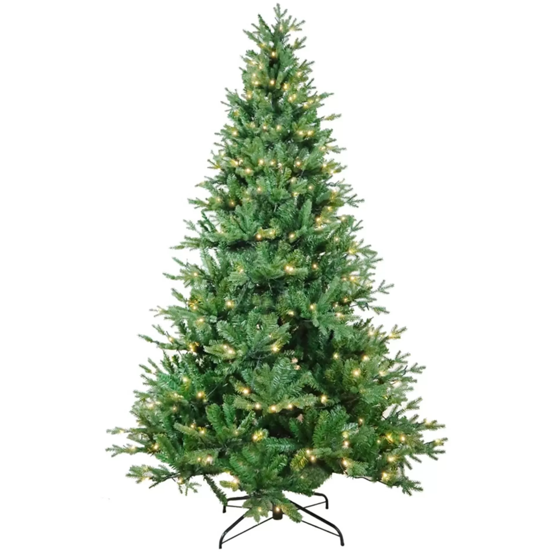 Online 7' Pre-Lit Full Jackson Pine Artificial Christmas Tree, Warm White Led Lights Pre-Lit