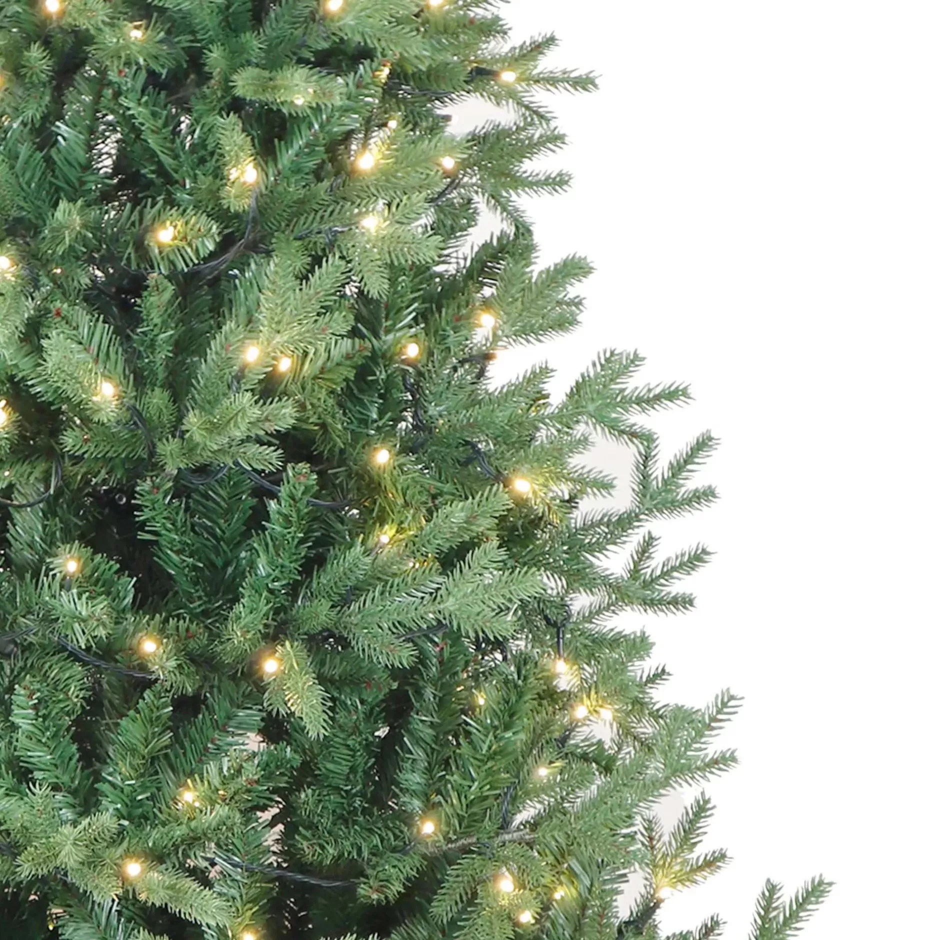 Cheap 6' Pre-Lit Full Jackson Pine Artificial Christmas Tree, Warm White Lights Pre-Lit