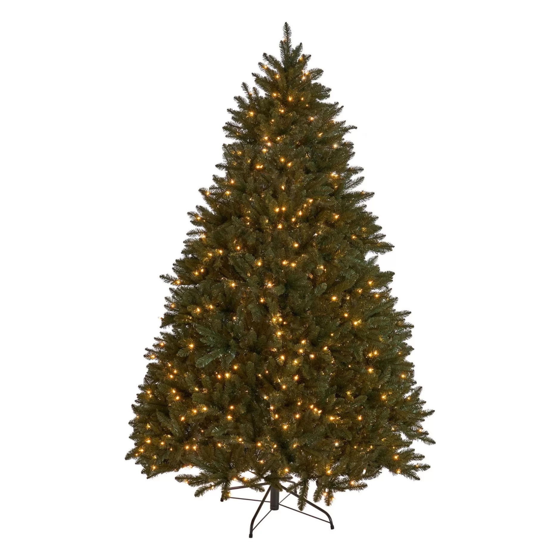 Store 7' Pre-Lit Full Norway Spruce Artificial Christmas Tree - Clear Lights Pre-Lit