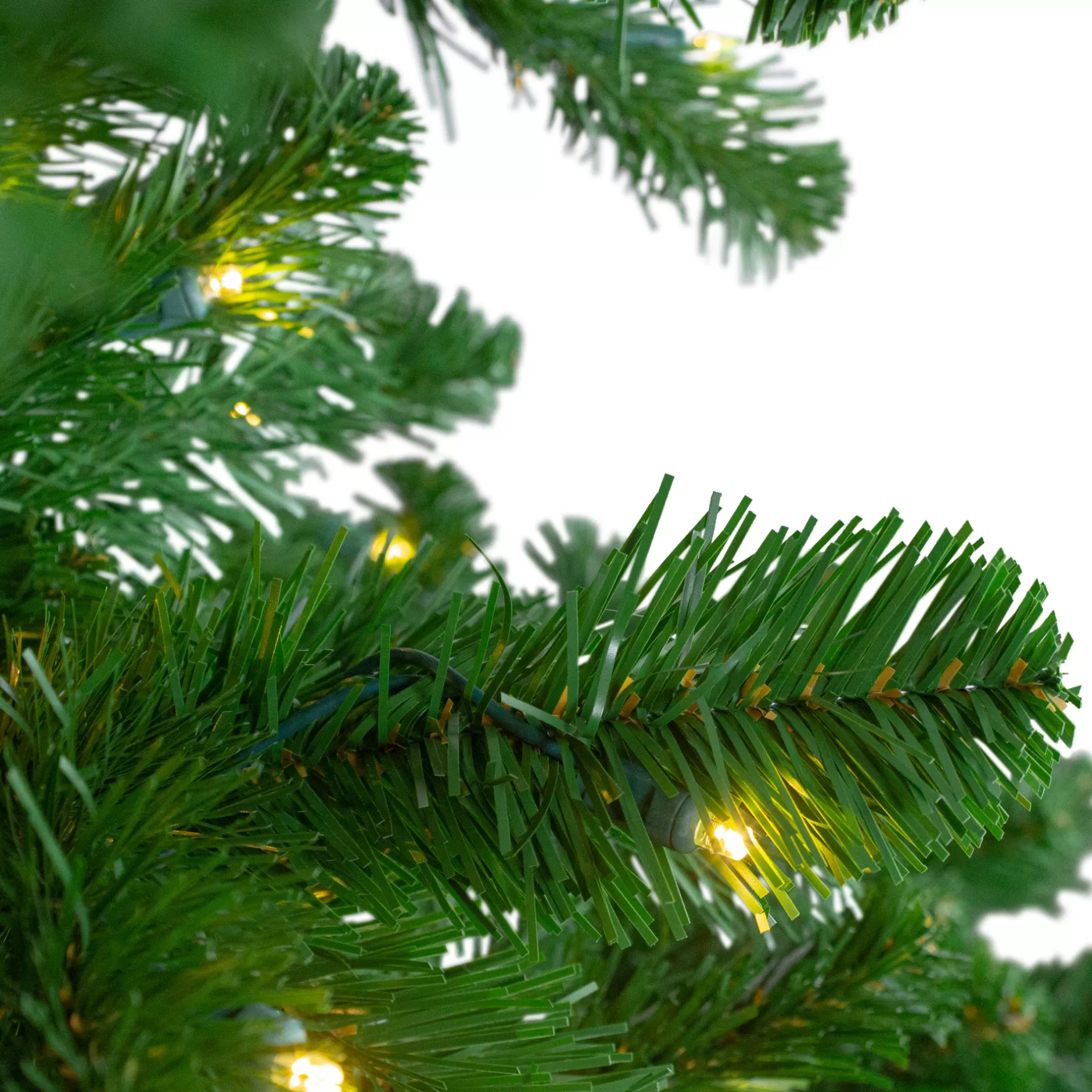 Best 14' Pre-Lit Full Olympia Pine Artificial Christmas Tree - Warm White Lights Pre-Lit