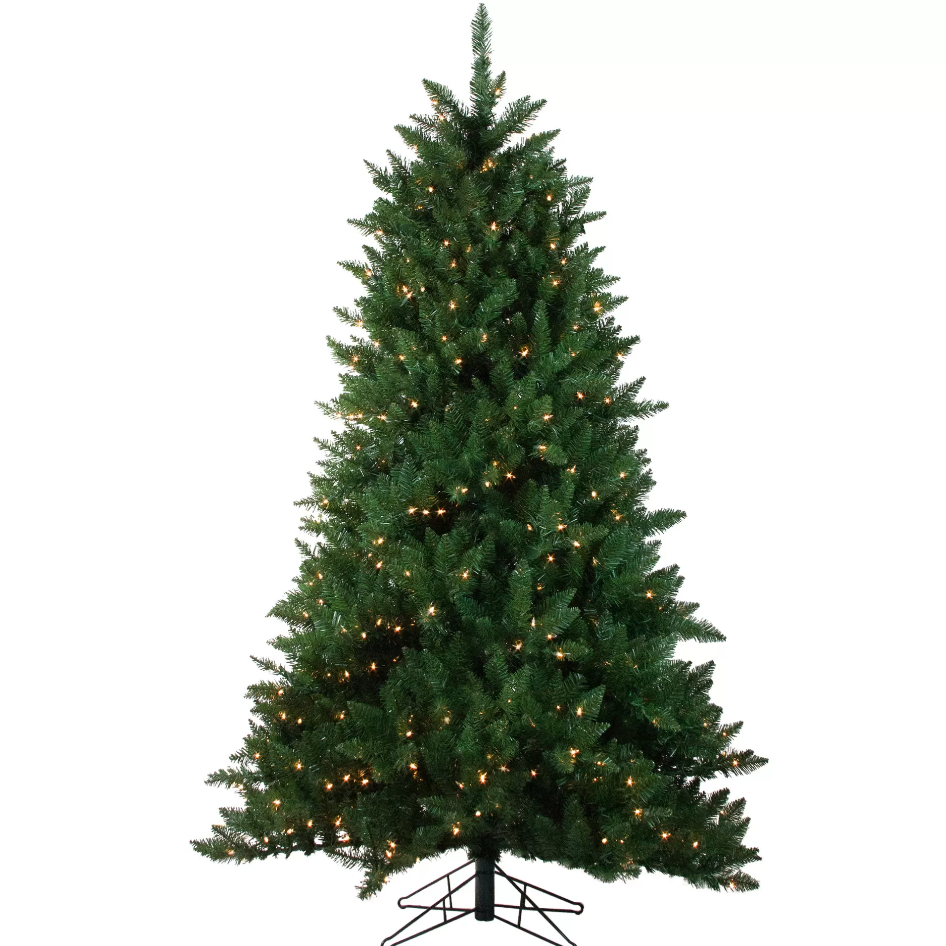 Store 12' Pre-Lit Green Montana Pine Artificial Christmas Tree - Clear Lights Pre-Lit