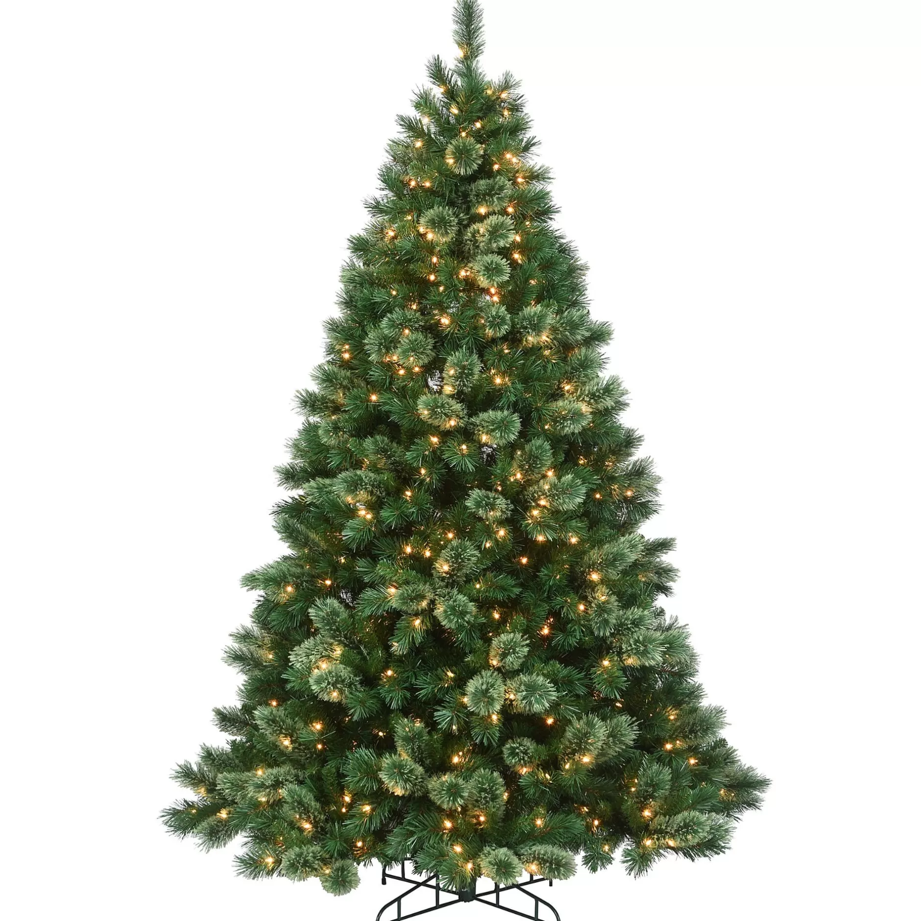 Best Sale 6.5' Pre-Lit Hamburg Pine Artificial Christmas Tree - Clear Lights Pre-Lit