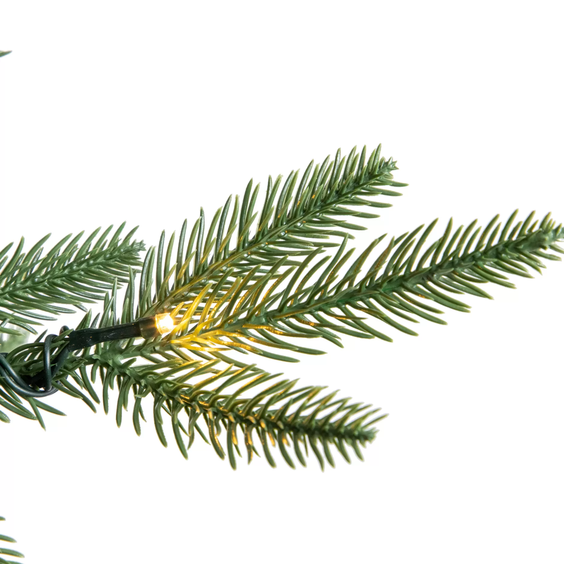 Store 9' Pre-Lit Hudson Fir Artificial Christmas Tree, Warm White Led Lights Pre-Lit