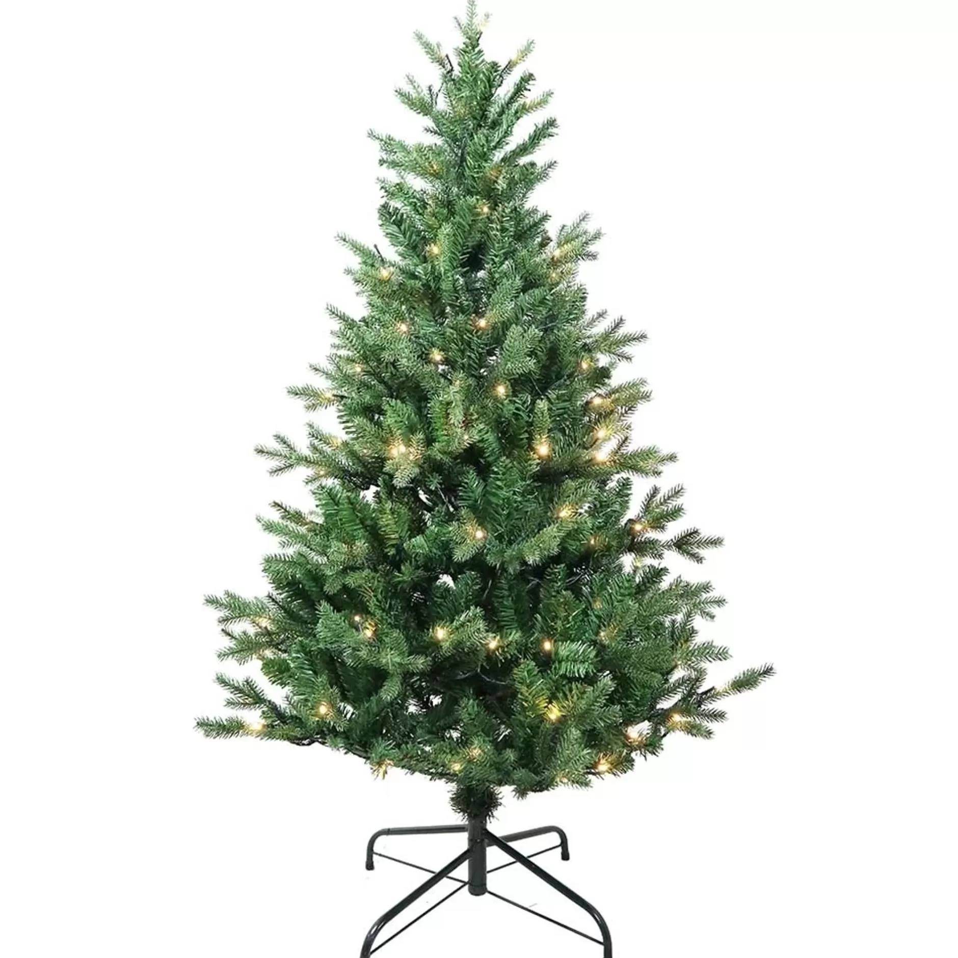 Online 4.5' Pre-Lit Jackson Pine Artificial Christmas Tree, Warm White Lights Pre-Lit