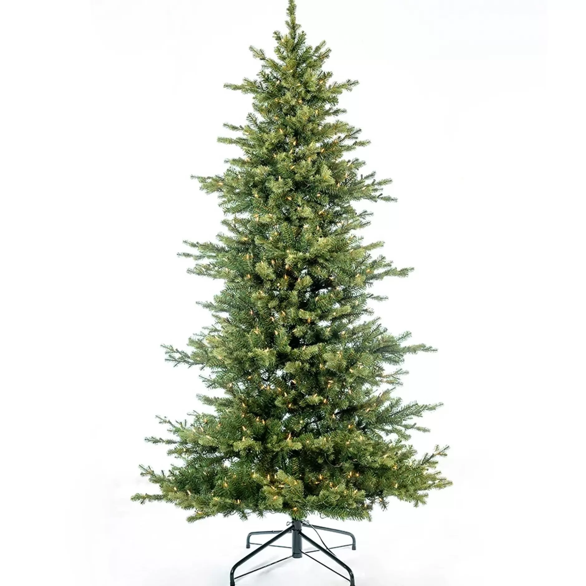 Flash Sale 7.5' Pre-Lit Medium Charleston Artificial Christmas Tree, Clear Lights Colorful