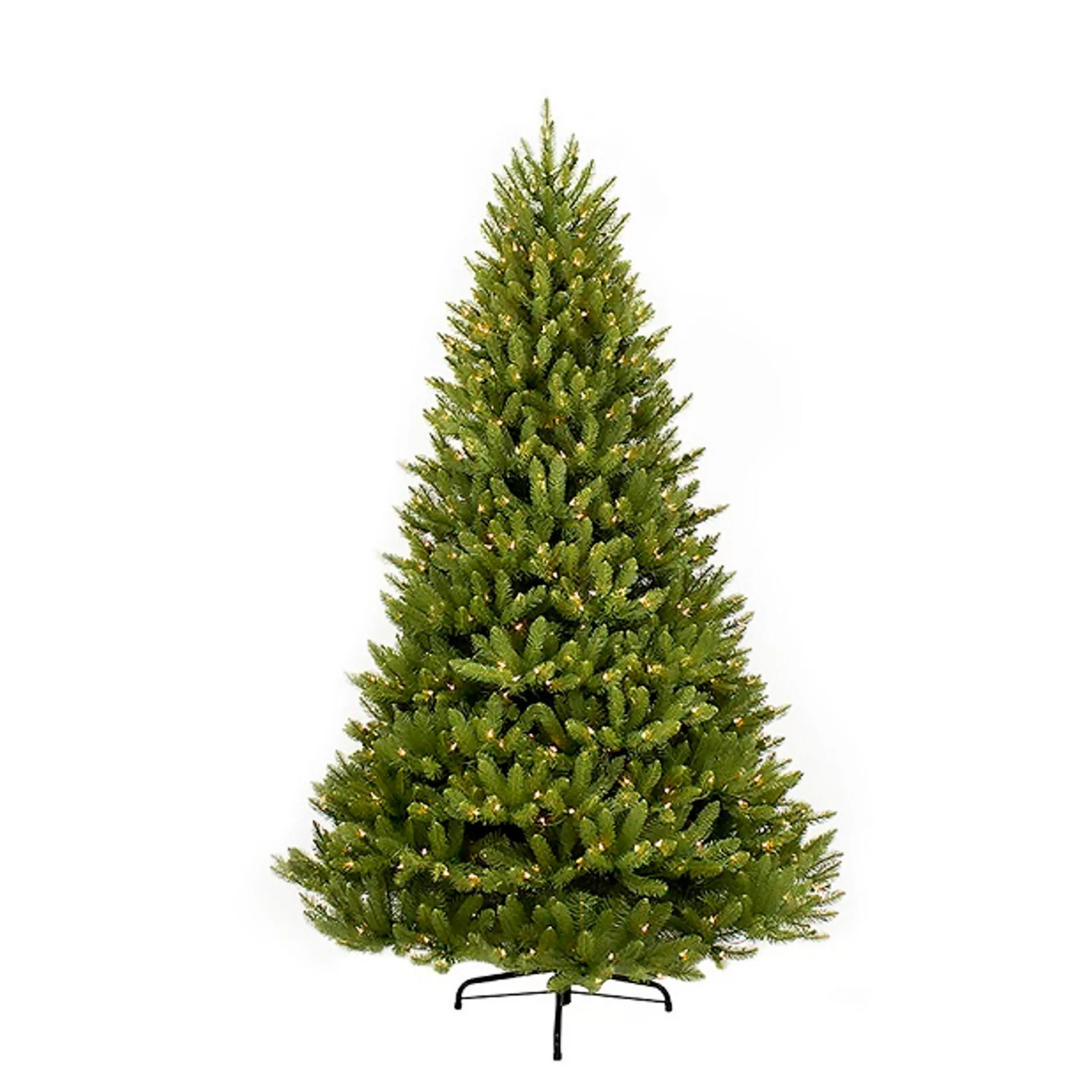 Store 7.5' Pre-Lit Medium Fraser Fir Artificial Christmas Tree – Clear Lights Pre-Lit