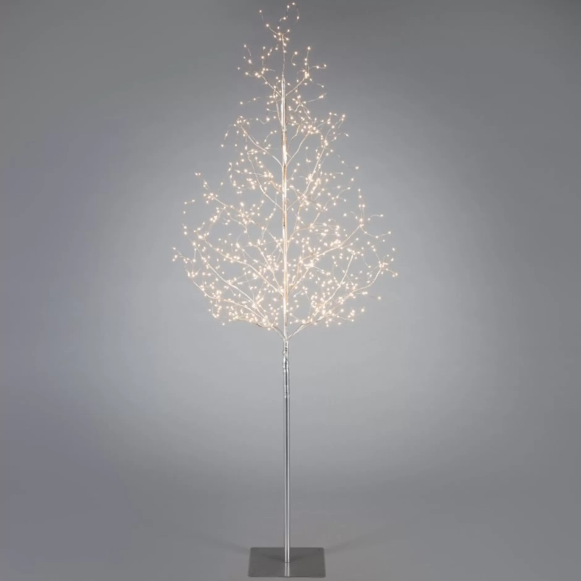 Fashion 6' Pre-Lit Medium Matte Artificial Christmas Tree - Warm White Led Lights Pre-Lit