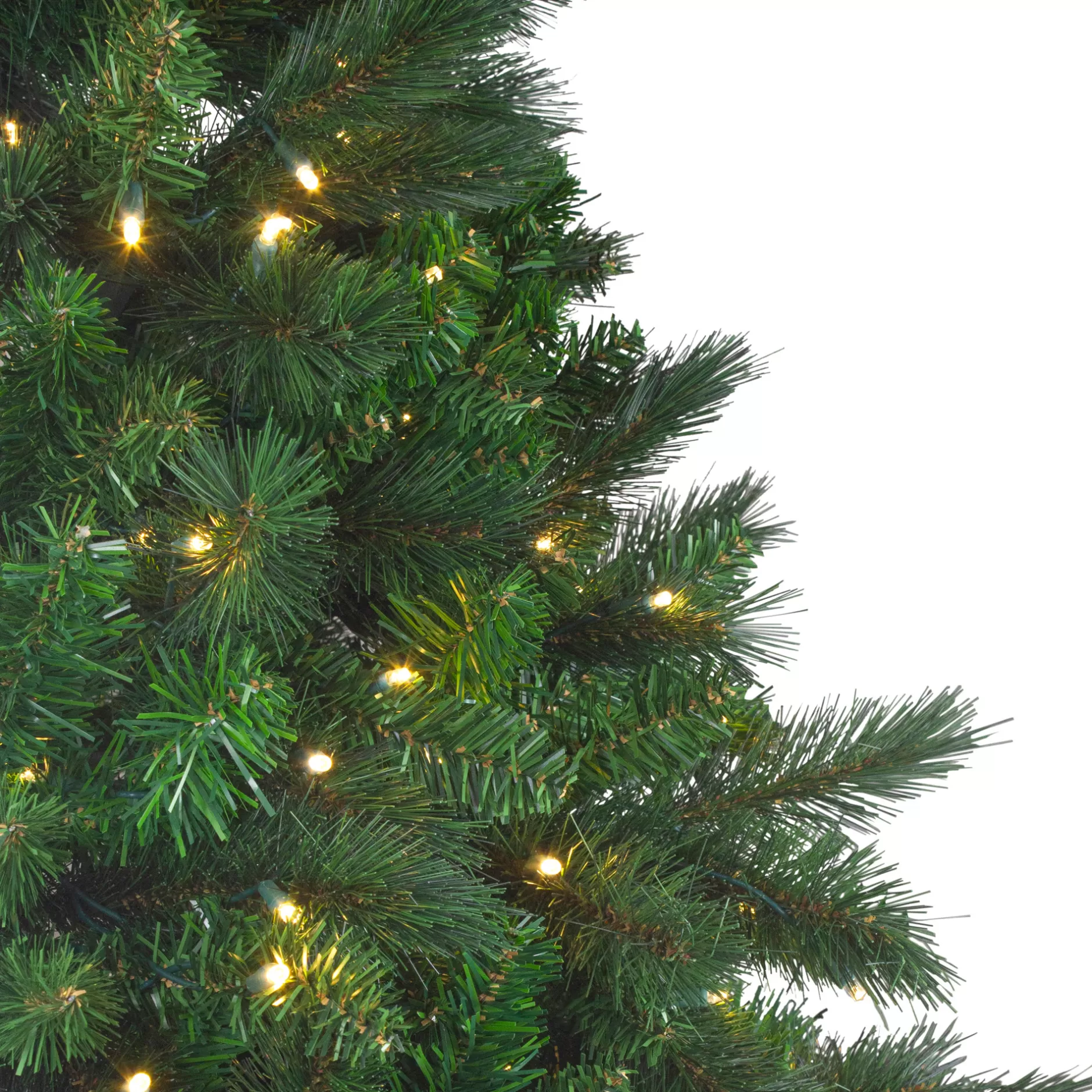 Best 7.5' Pre-Lit Medium Mixed Scotch Pine Artificial Christmas Tree - Warm White Led Lights Pre-Lit