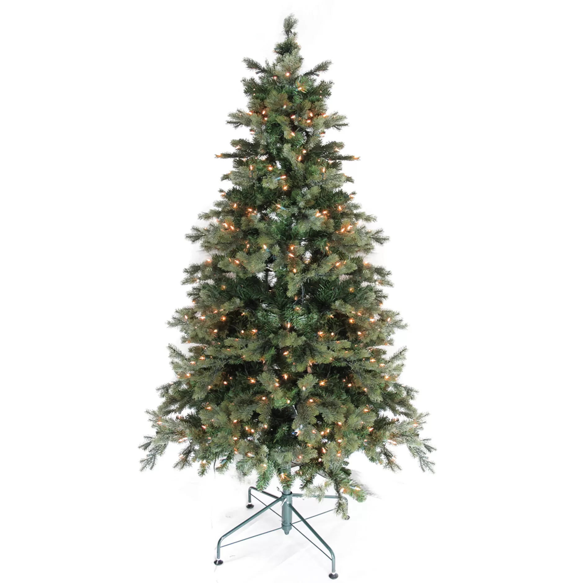 Store 6' Pre-Lit Medium Savannah Spruce Artificial Christmas Tree - Clear Lights Pre-Lit