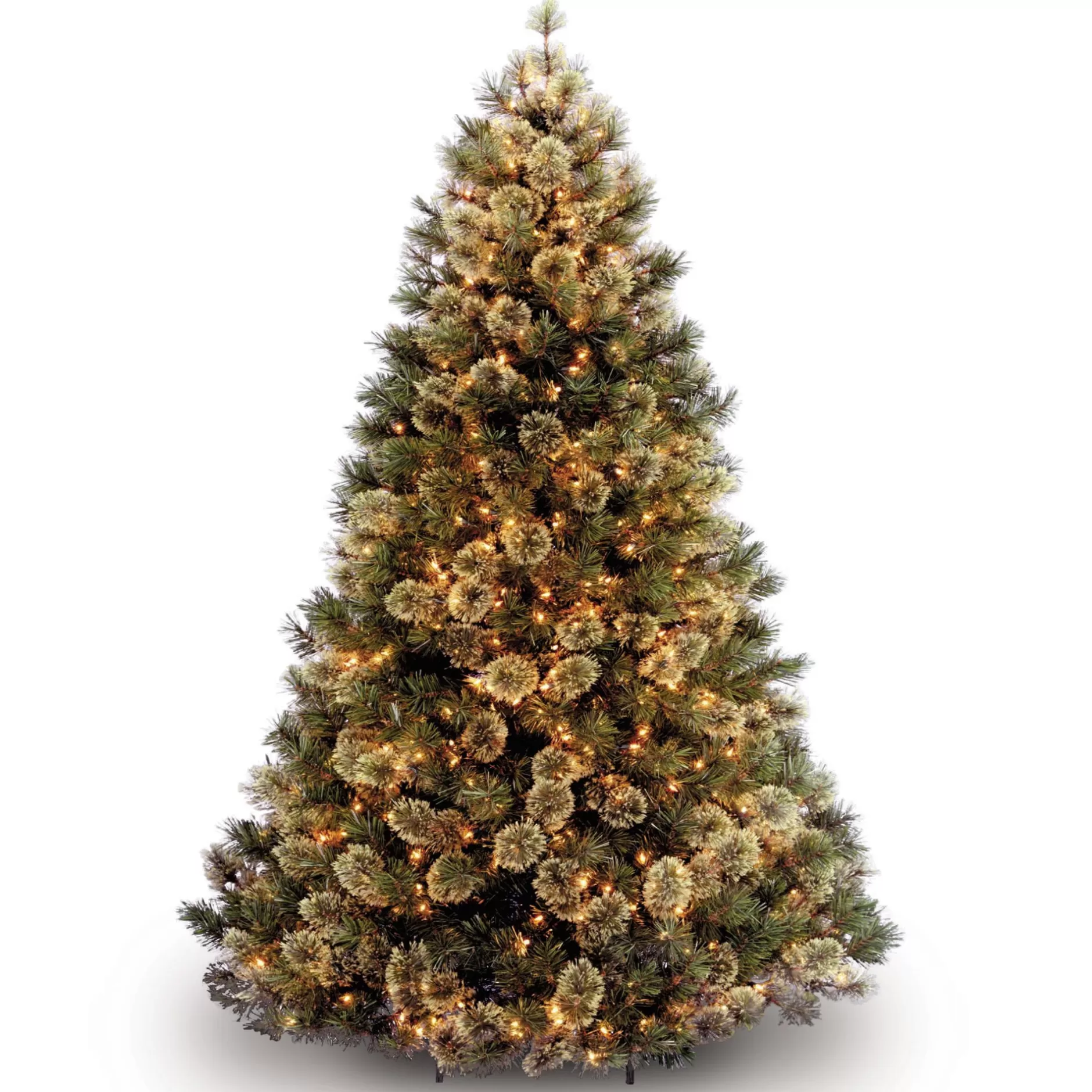 Store 7.5' Pre-Lit Medium Wispy Willow Artificial Christmas Tree - Clear Lights Pre-Lit