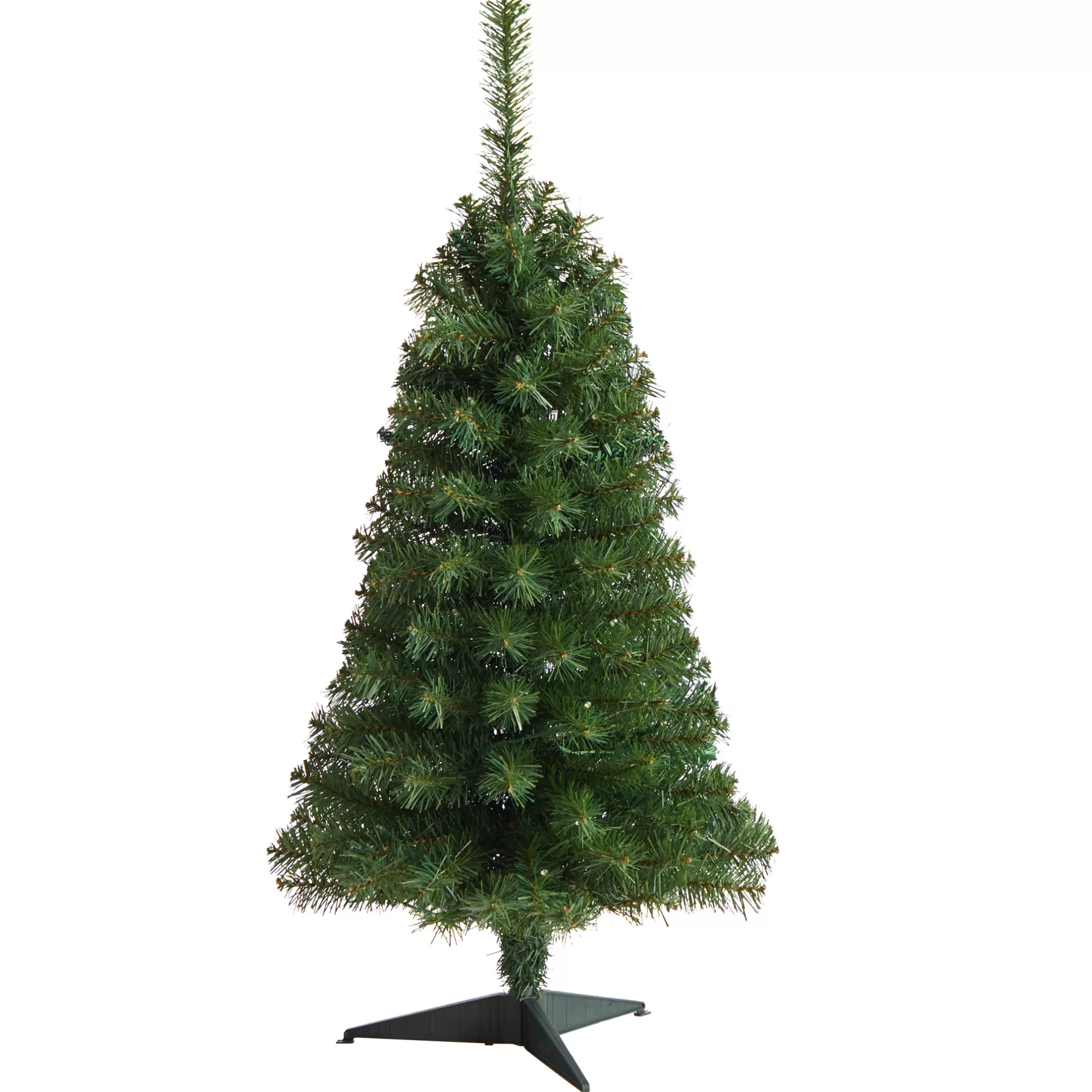 Flash Sale 3' Pre-Lit Mini Artificial Christmas Tree, Clear Led Lights Colorful