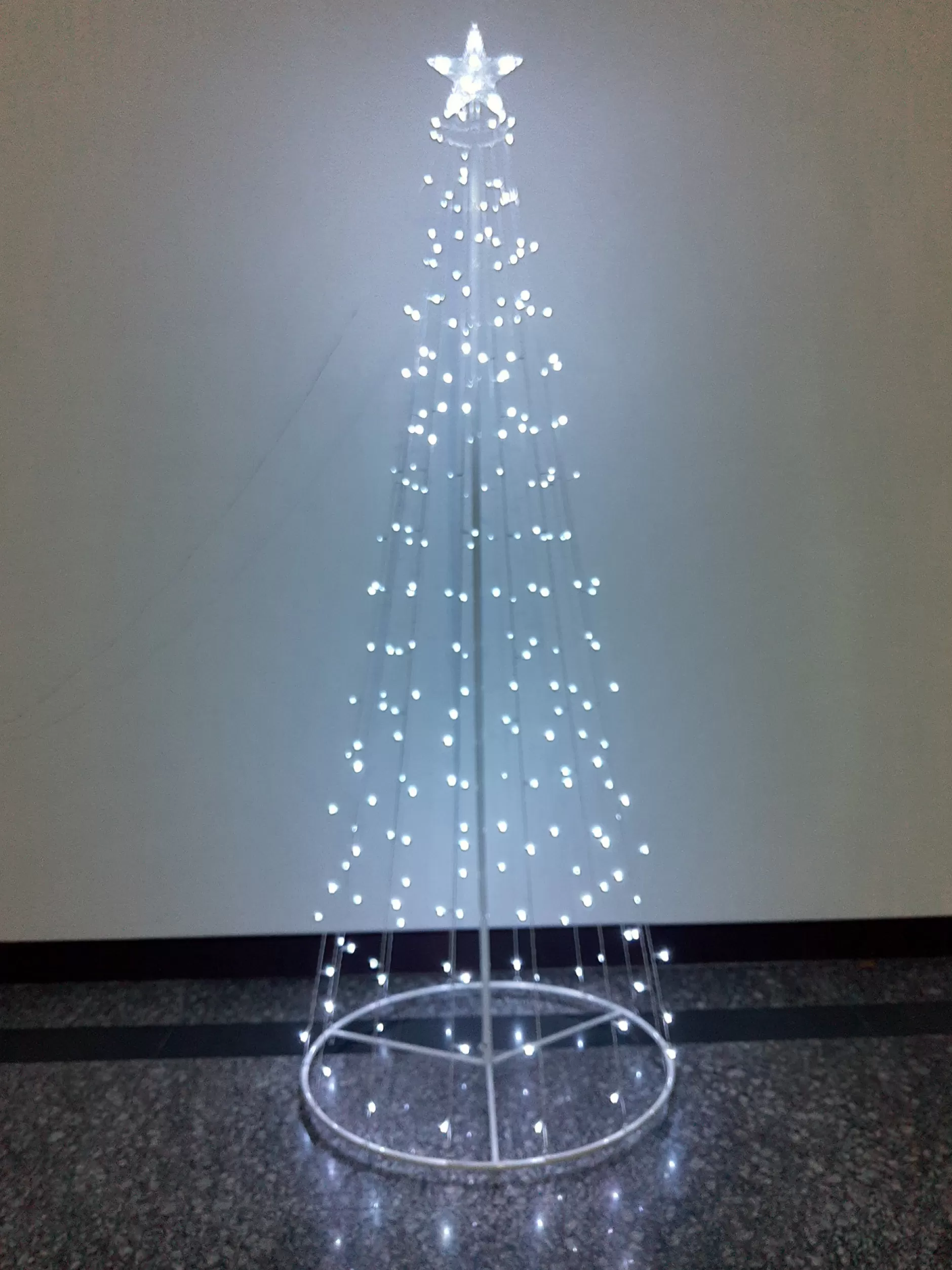 Shop 6.75' Pre-Lit Multi-Function Timed Outdoor Christmas Tree, Led Rgb Lights With Remote Pre-Lit
