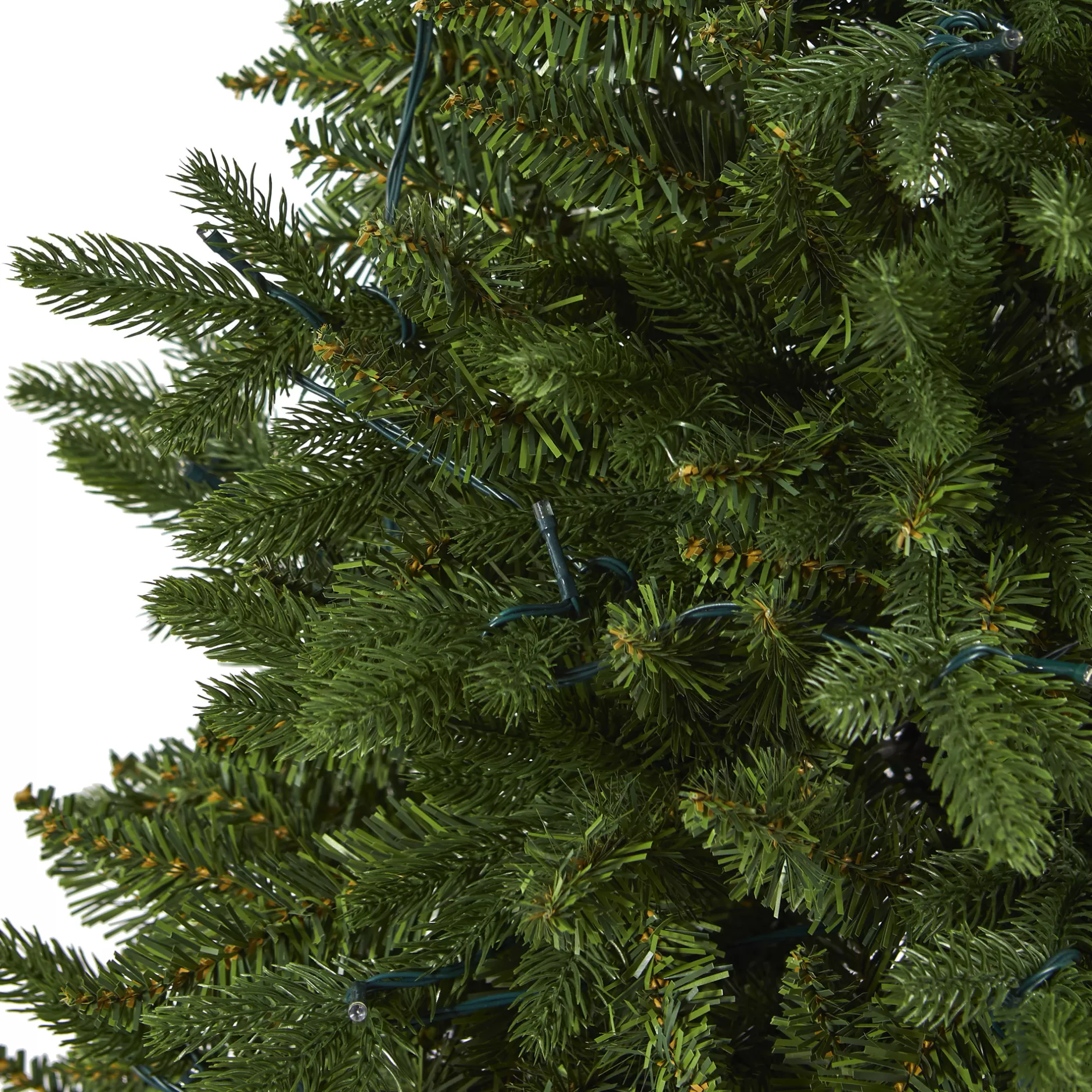 Fashion 5' Pre-Lit New Hampshire Fir Artificial Christmas Tree, Warm Clear Led Lights Pre-Lit