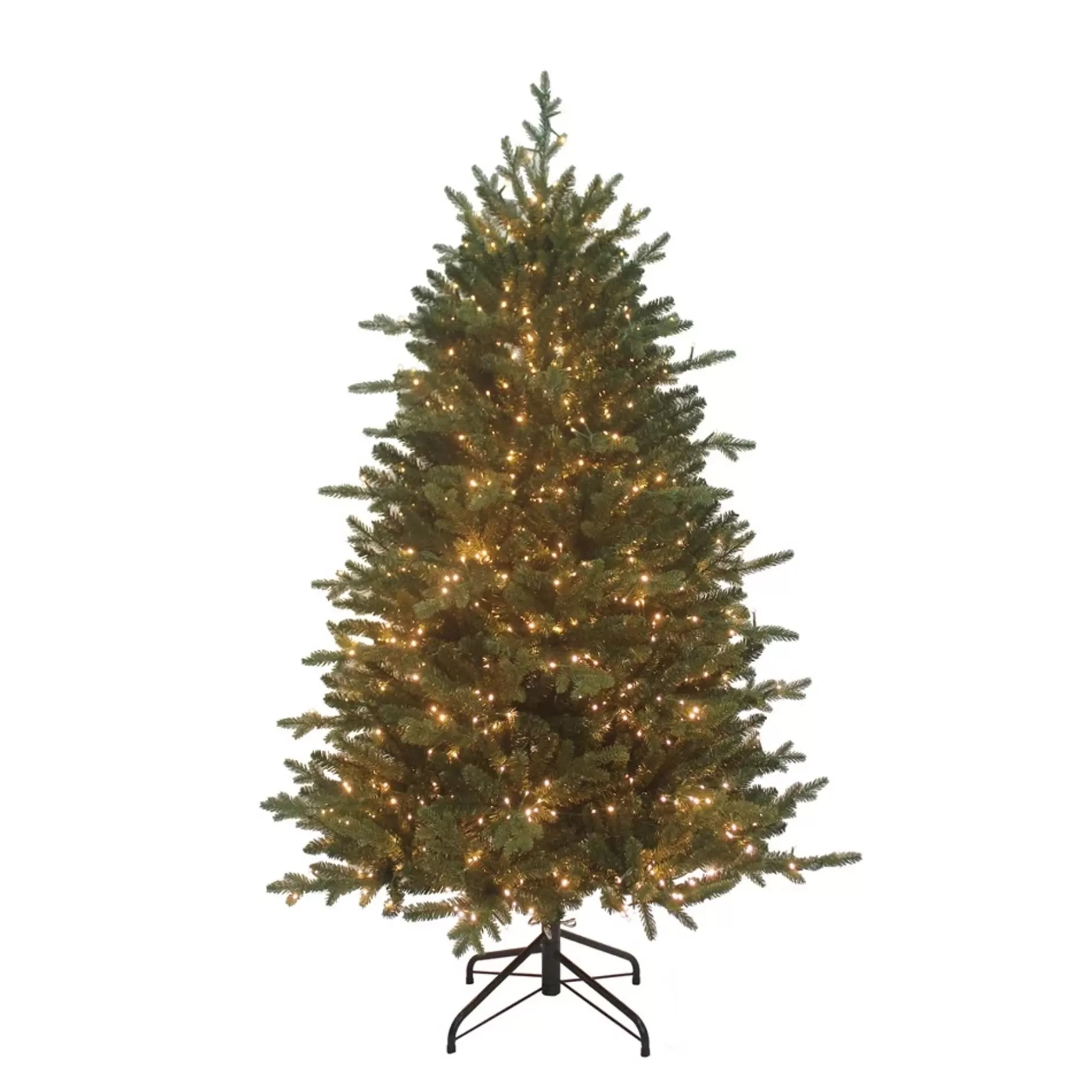 Best Sale 5' Pre-Lit Noble Fir Artificial Christmas Tree, Warm White Led Lights Pre-Lit