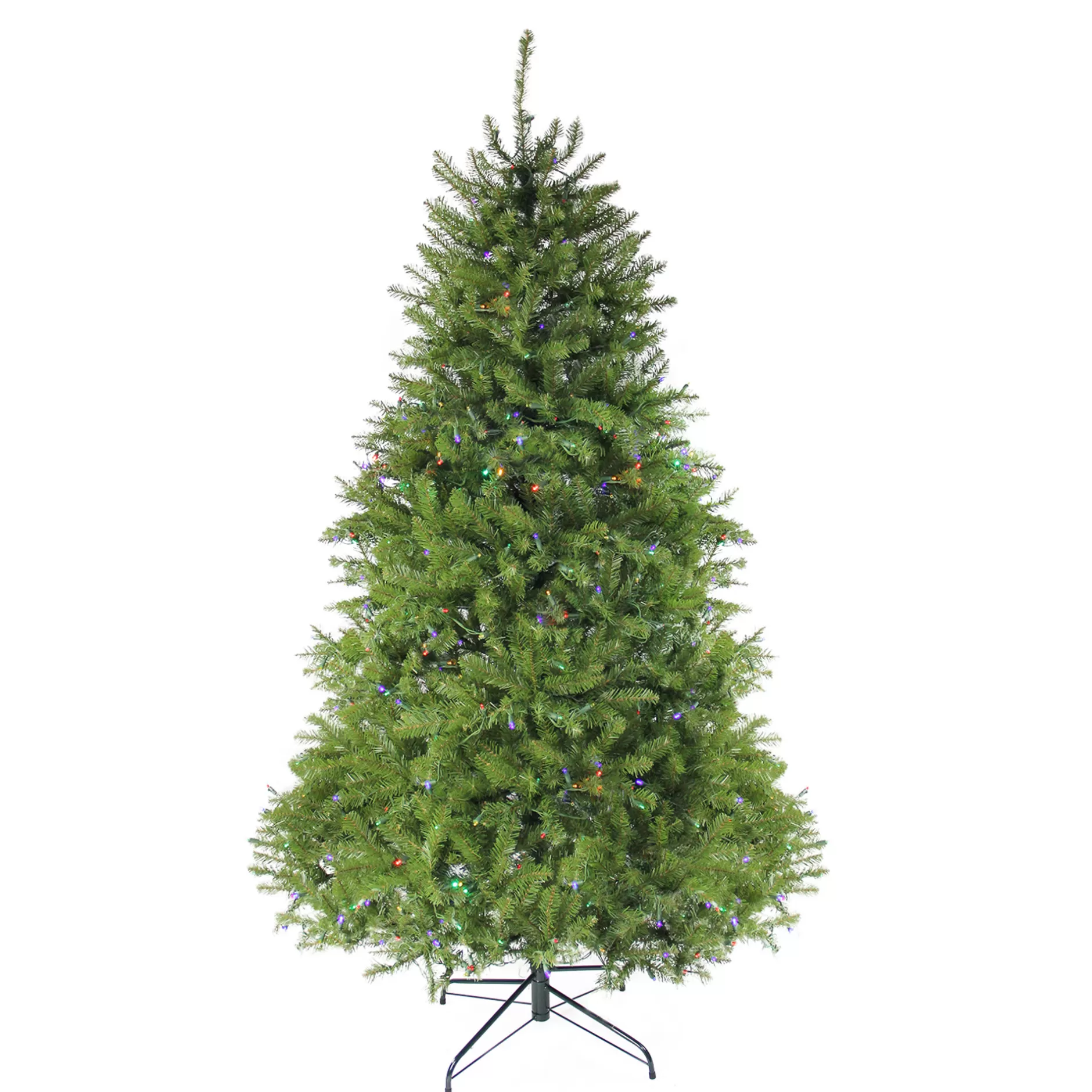 Discount 9' Pre-Lit Northern Pine Medium Artificial Christmas Tree - Multi Led Lights Pre-Lit