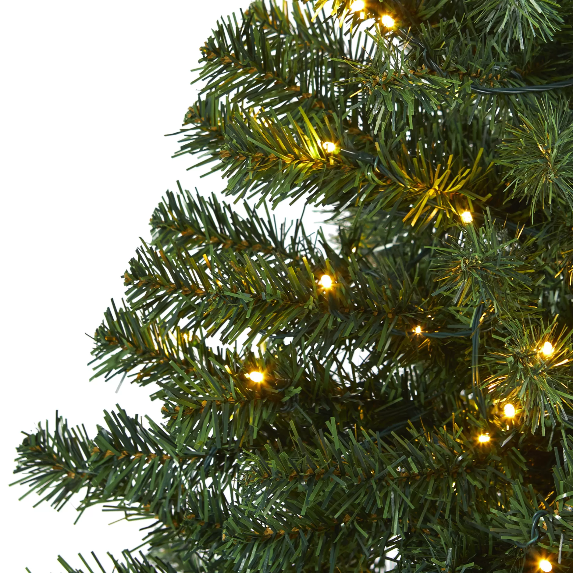 Best 5' Pre-Lit Northern Tip Pine Artificial Christmas Tree, Warm Clear Led Lights Pre-Lit