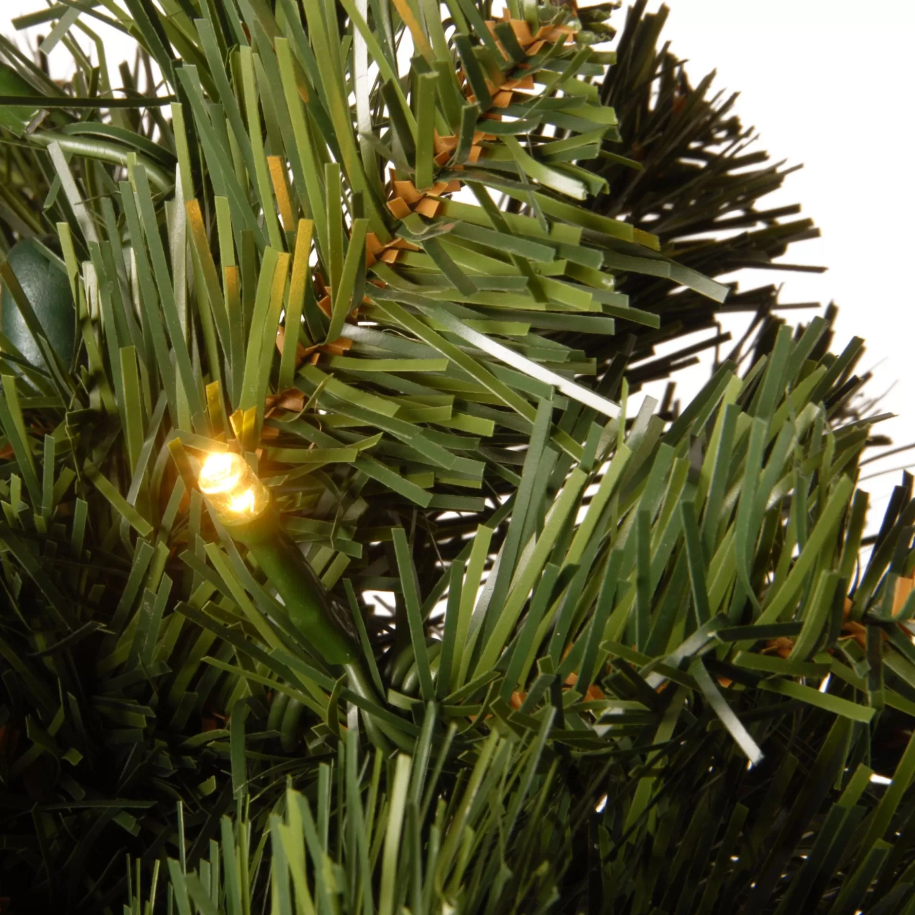 Outlet 2' Pre-Lit Potted Noble Spruce Battery Operated Medium Artificial Christmas Tree – Warm White Lights Pre-Lit
