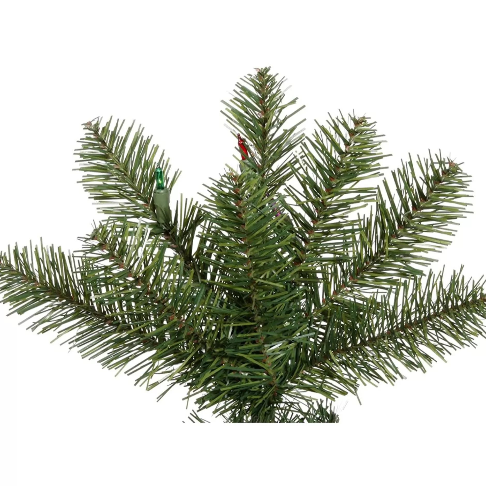 Sale 4.5' Pre-Lit Slim Fir Artificial Christmas Tree - Multicolor Dura-Lit Lights Pre-Lit