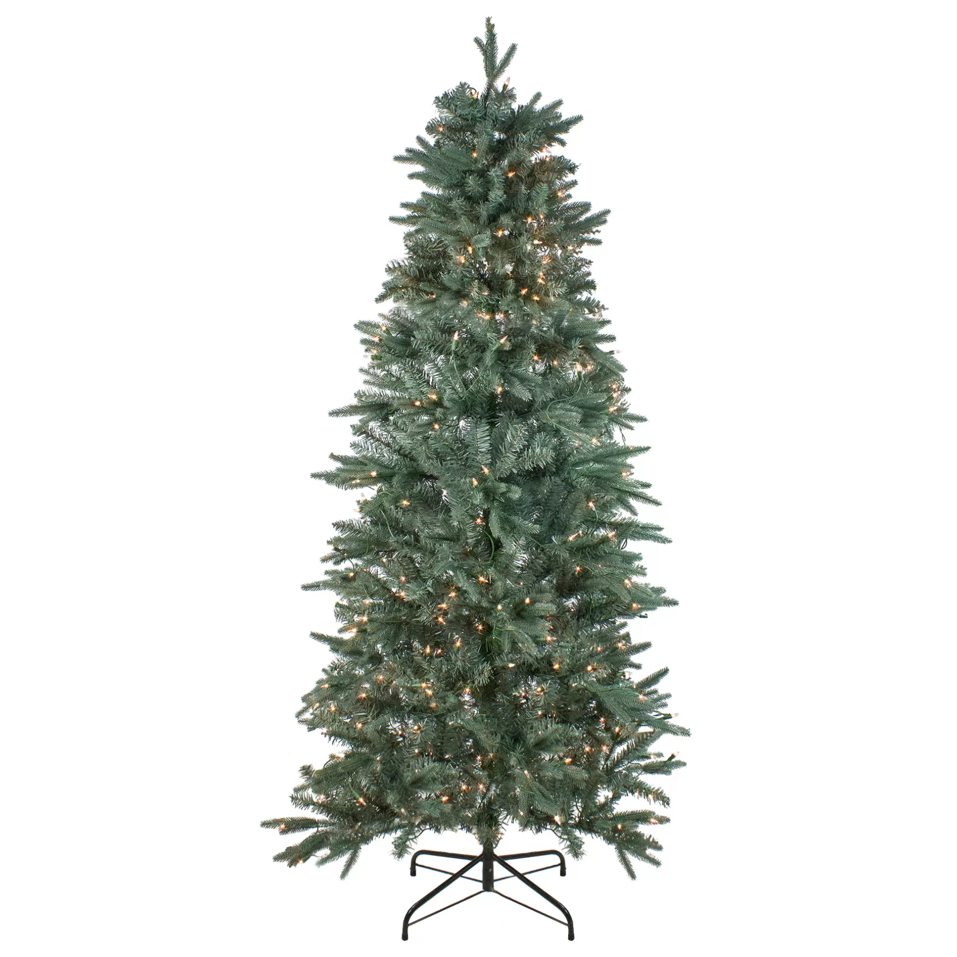 Store 6.5' Pre-Lit Slim Washington Frasier Fir Artificial Christmas Tree - Clear Lights Pre-Lit