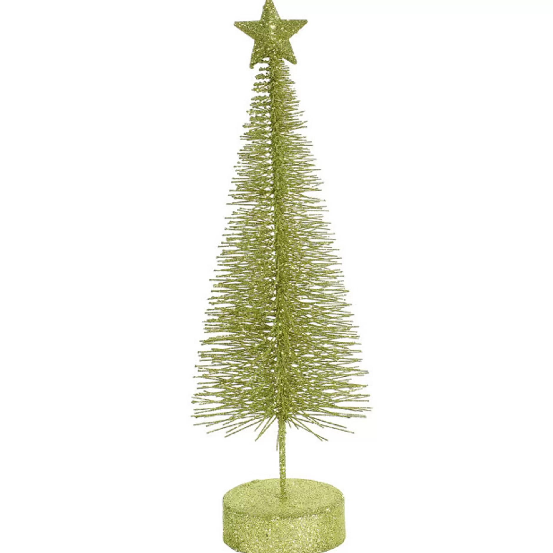 Online Set Of 2 Green Glittered Artificial Tabletop Christmas Trees 12" Colorful